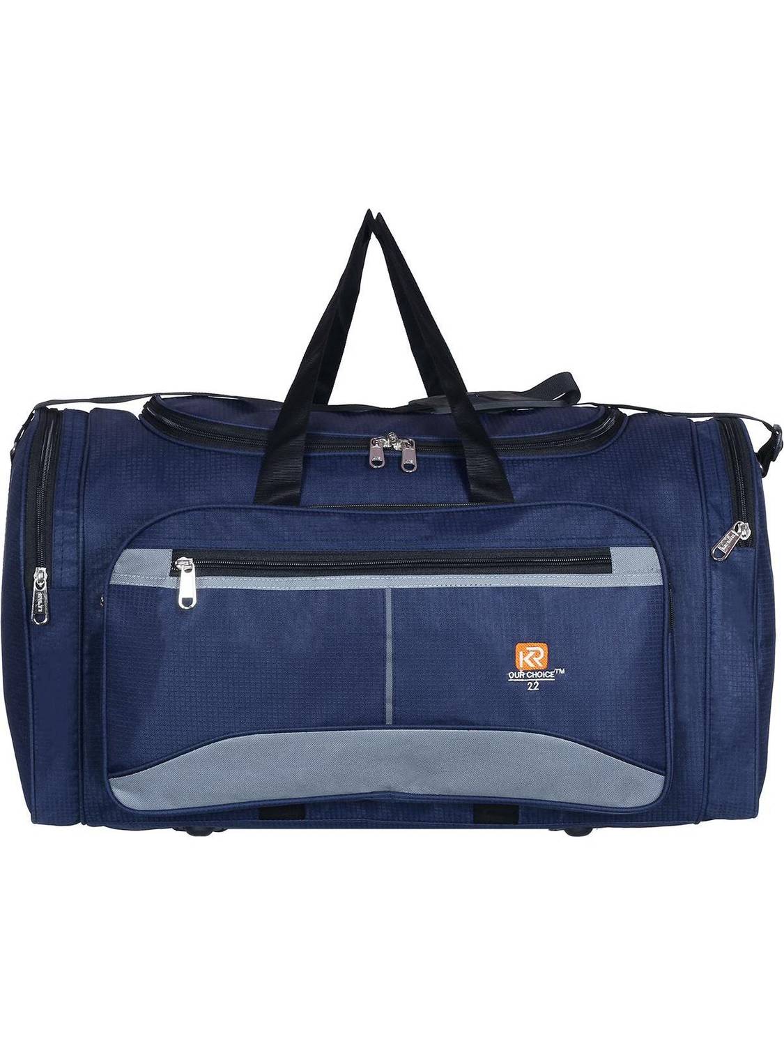 Airish (Expandable) Waterproof Luggage Travel Bag Use For All Purpose(Blue)65Ltr Duffel Without Wheels