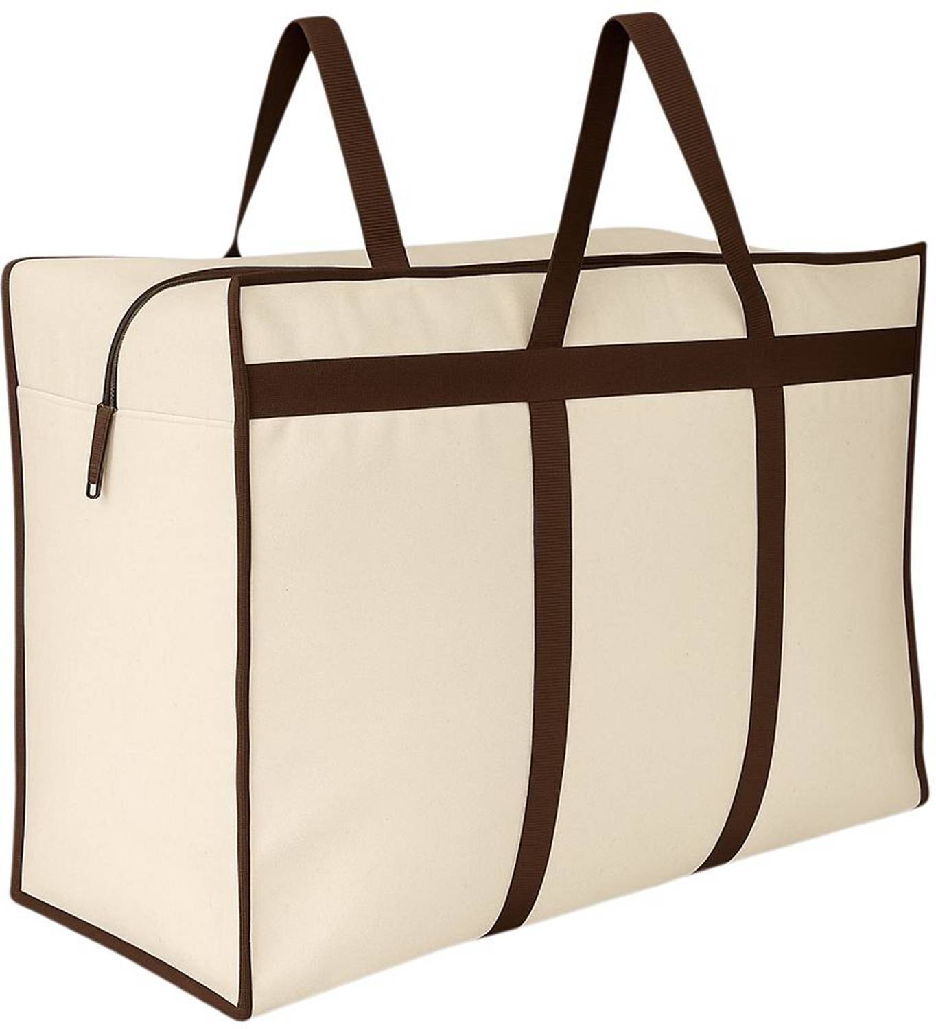 BAZERA CANVAS Large Bag Big Organizer for Clothes, Duffel Without Wheels