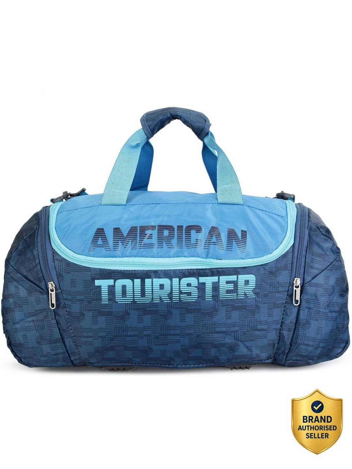 AMERICAN TOURISTER AMT GRID CASUAL DUFF 55CM BLUE Duffel Without Wheels