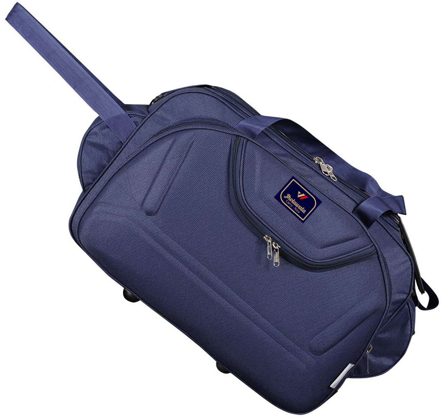 Image of Jholawala (Expandable) 61.9 L Premium quality Blue duffel bags Duffel With Wheels (Strolley)
