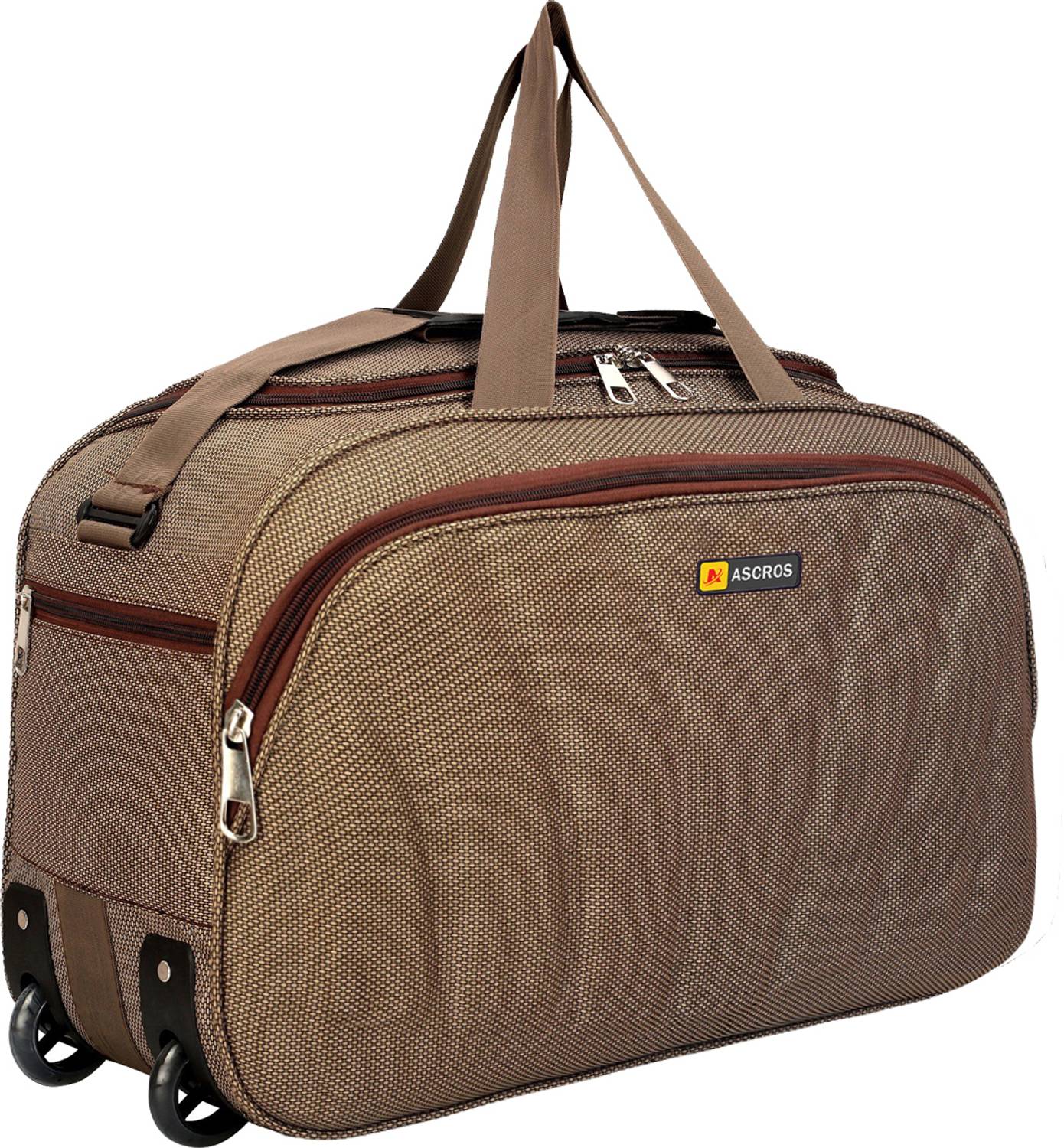 ASCROS Light weight travel luggage bag with wheels for Men & Women Duffel With Wheels (Strolley)