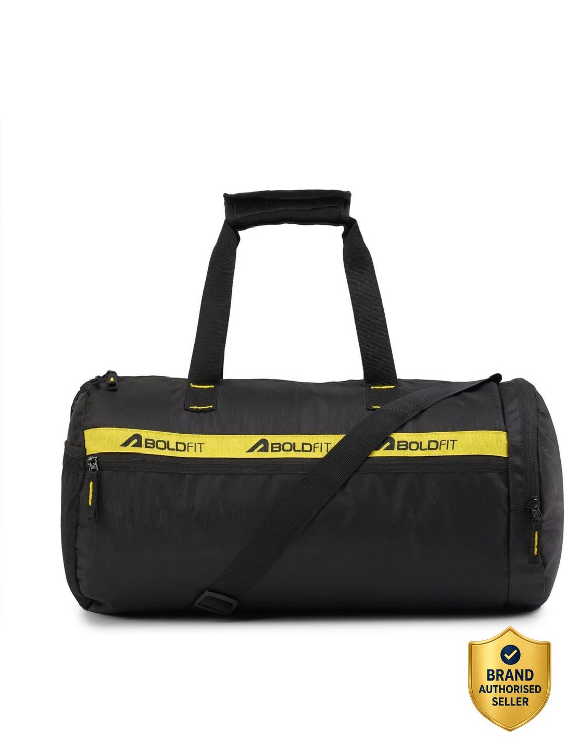 Image of BOLDFIT (Expandable) Gym Duffel Bag Waterproof Travel Bag with Multiple Compartments for Men & Women Gym Duffel Bag