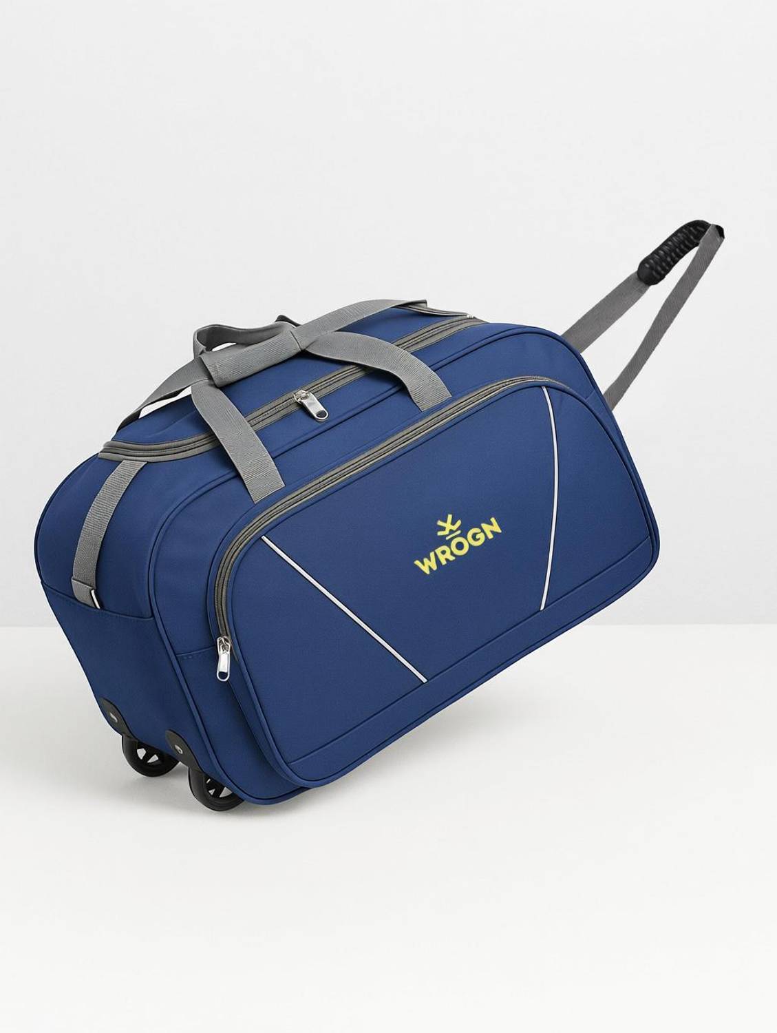 WROGN (Expandable) Premium 55L Unisex Luggage Bag For Tours & Travels Duffel With Wheels (Strolley)
