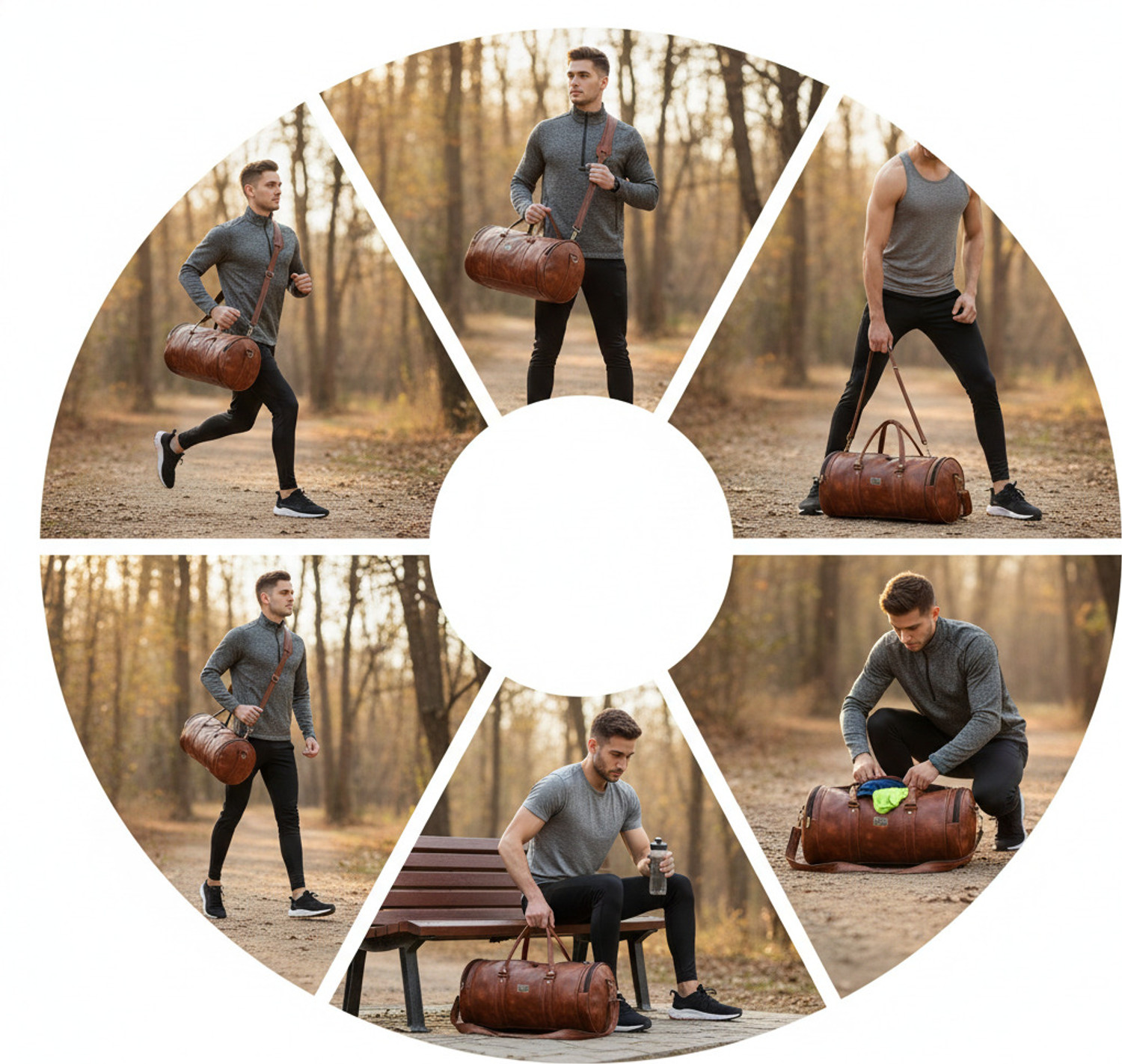 Image of EARLYHEX Premium Leatherite Travel & Gym Duffle Bag | Unisex Travel Bag Gym Duffel Bag