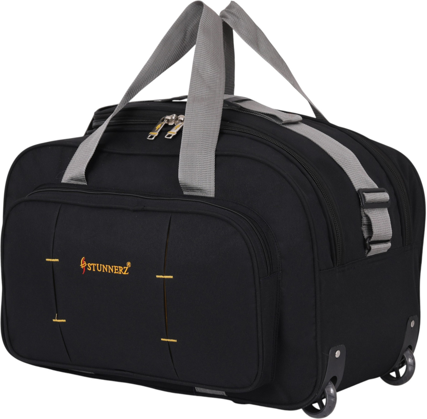 Image of STUNNERZ Premium Travel Duffle Bag | Waterproof, Heavy-Duty, Luggage with Smooth Wheels Duffel With Wheels (Strolley)