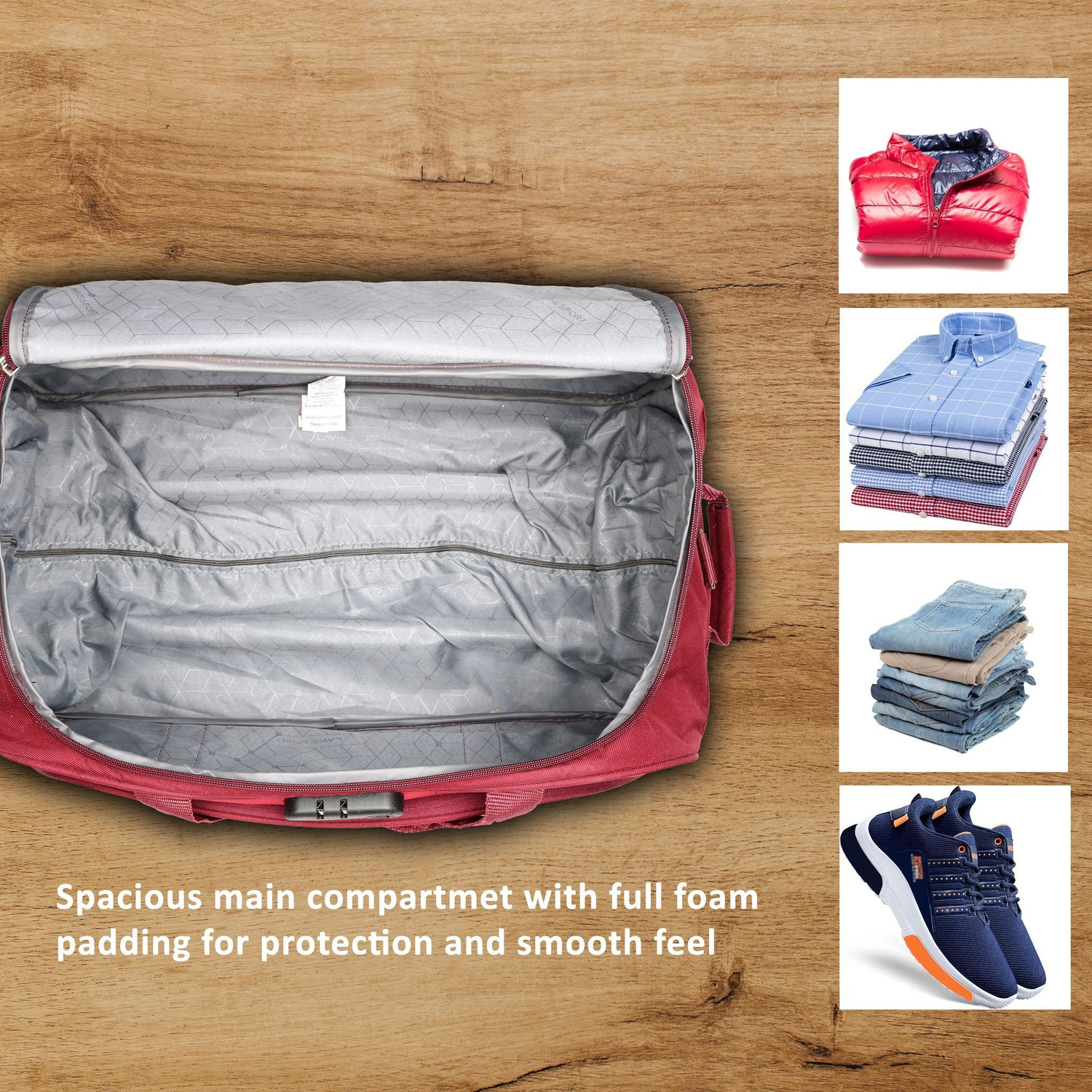 Image of Lavie Sport Sage Small Trolley Duffel With Wheels (Strolley)