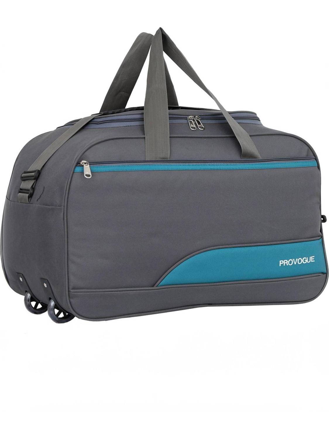 PROVOGUE (Expandable) PRO-24INCH Travel Waterproof Polyester Lightweight luggage with 2 Wheel Duffel With Wheels (Strolley)