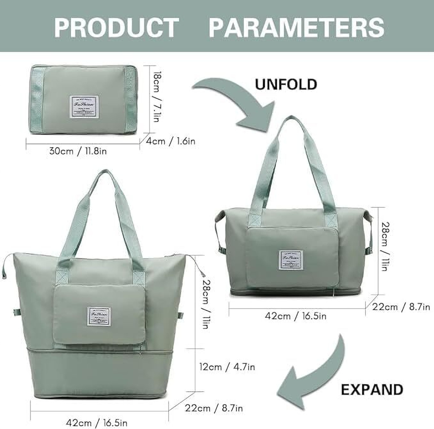 Image of Torchit (Expandable) TRAVEL BAG Duffel Without Wheels