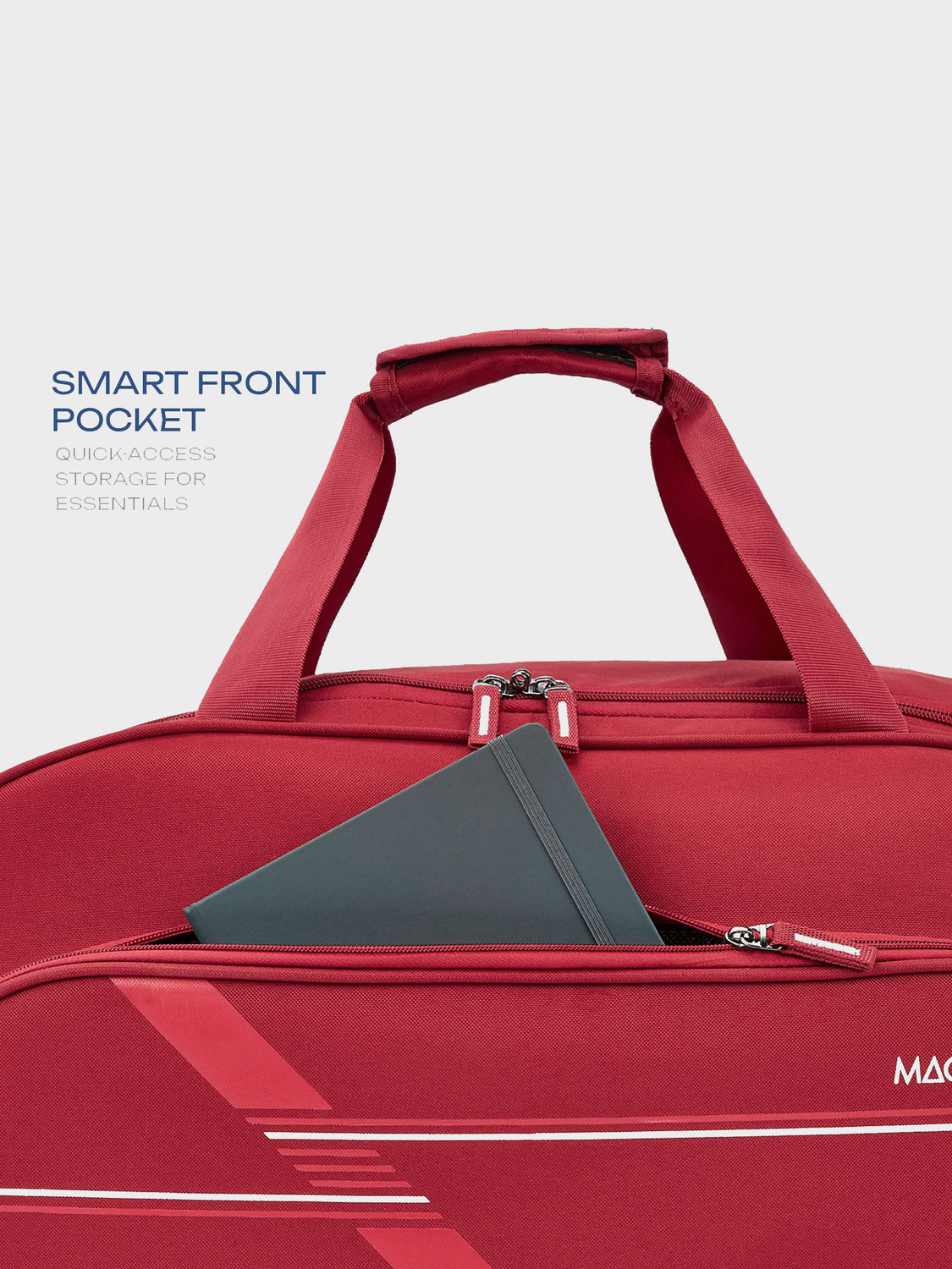 Image of Magnum by Safari THRUST 66 RDFL RED Duffel With Wheels (Strolley)