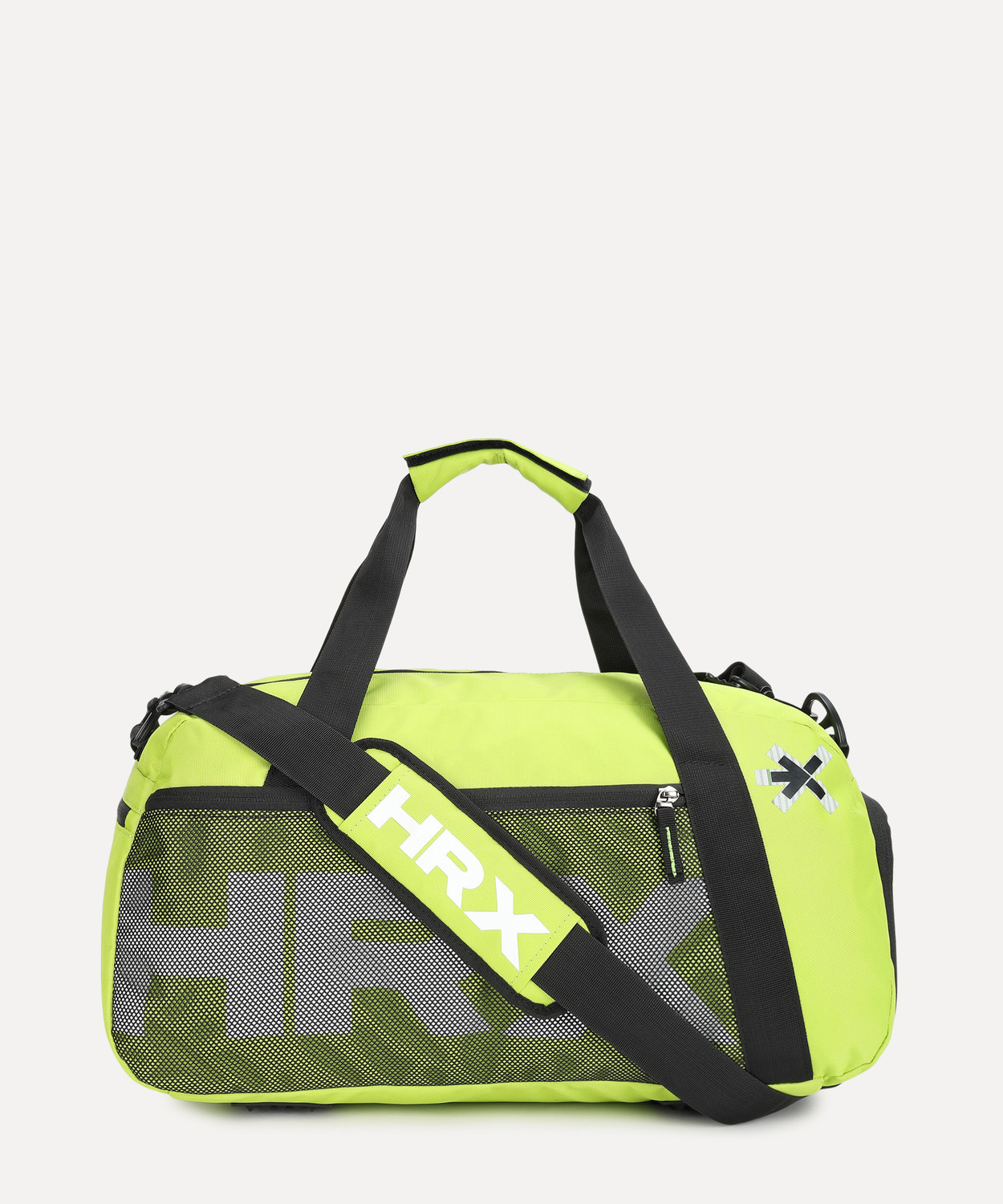 Image of HRX by Hrithik Roshan Unisex Gym Duffle Bag With Shoe Compartment & Slot For Yoga Mat Gym Duffel Bag