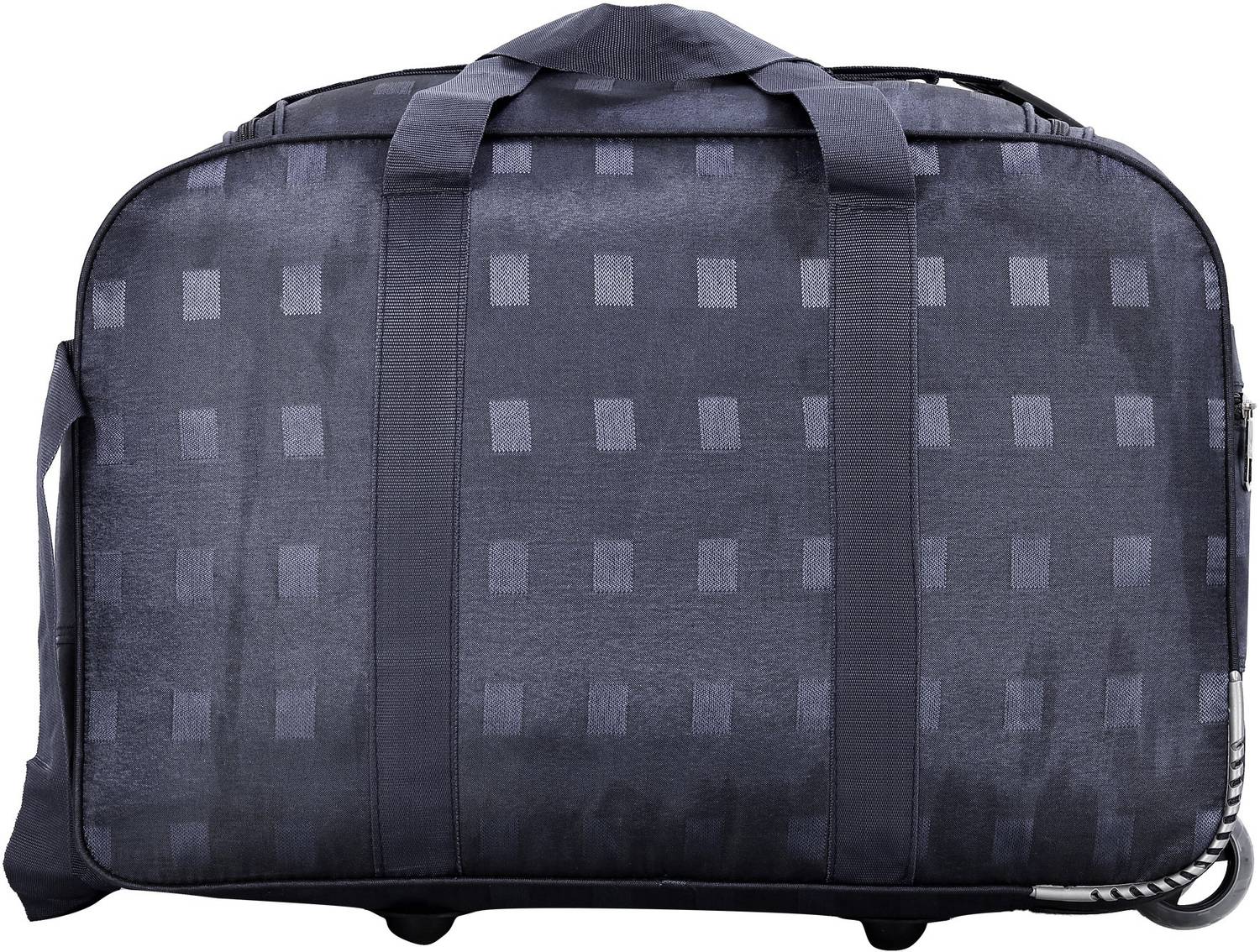 pryde Expandable Duffel Bag with Wheels (Gray) - Image 4
