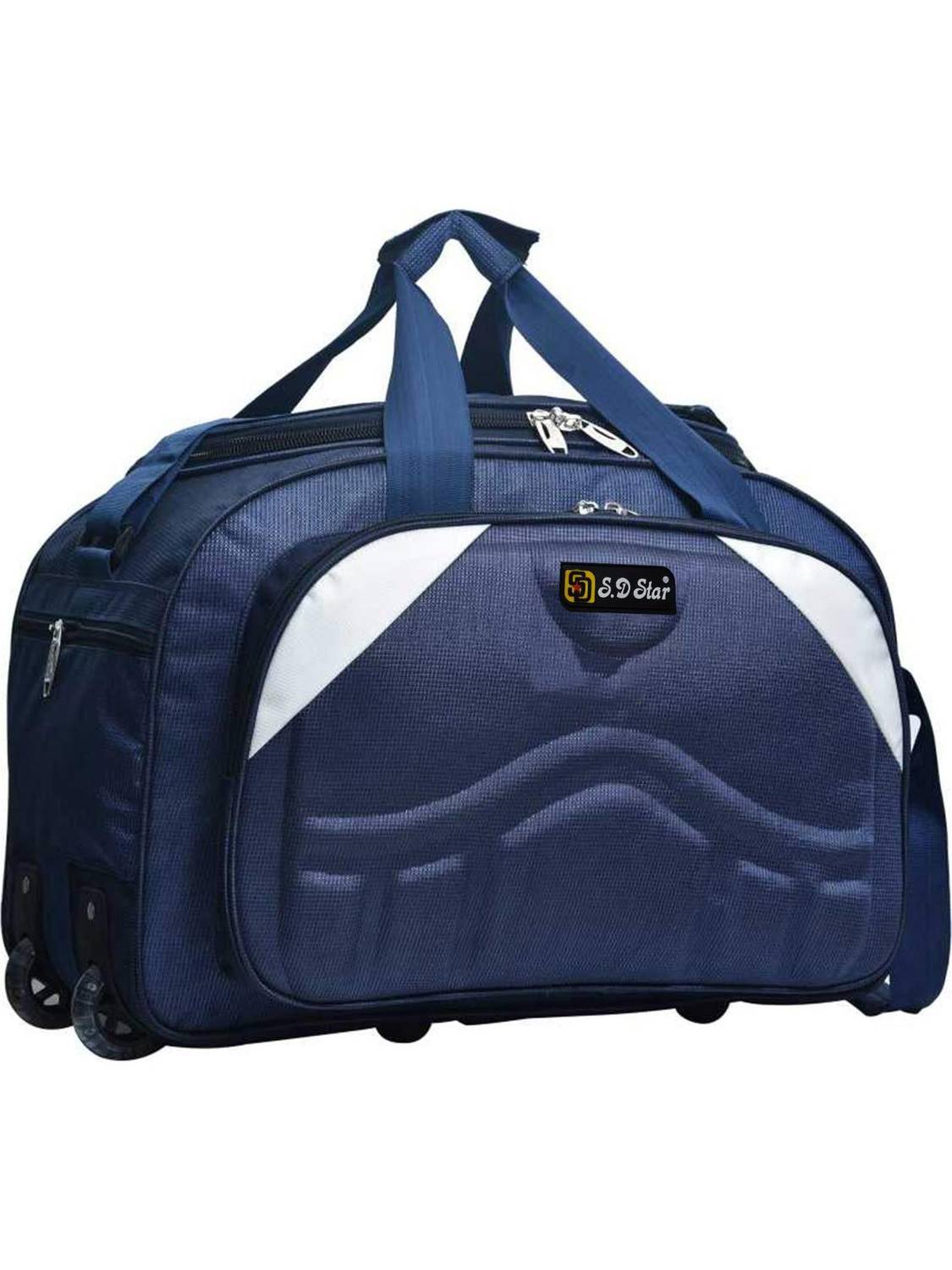 SAKSHI FASHION (Expandable) Fabric Travel Duffel Bags for Men and Women Duffel With Wheels (Strolley)
