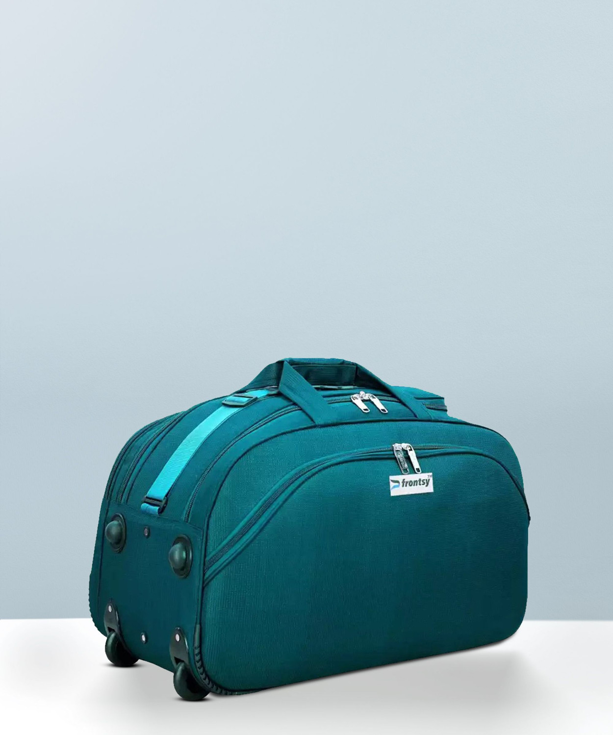 Image of FLEXY (Expandable) 24 inch Travel Duffle Trolley Bag Luggage Cabin Waterproof Duffel With Wheels (Strolley)