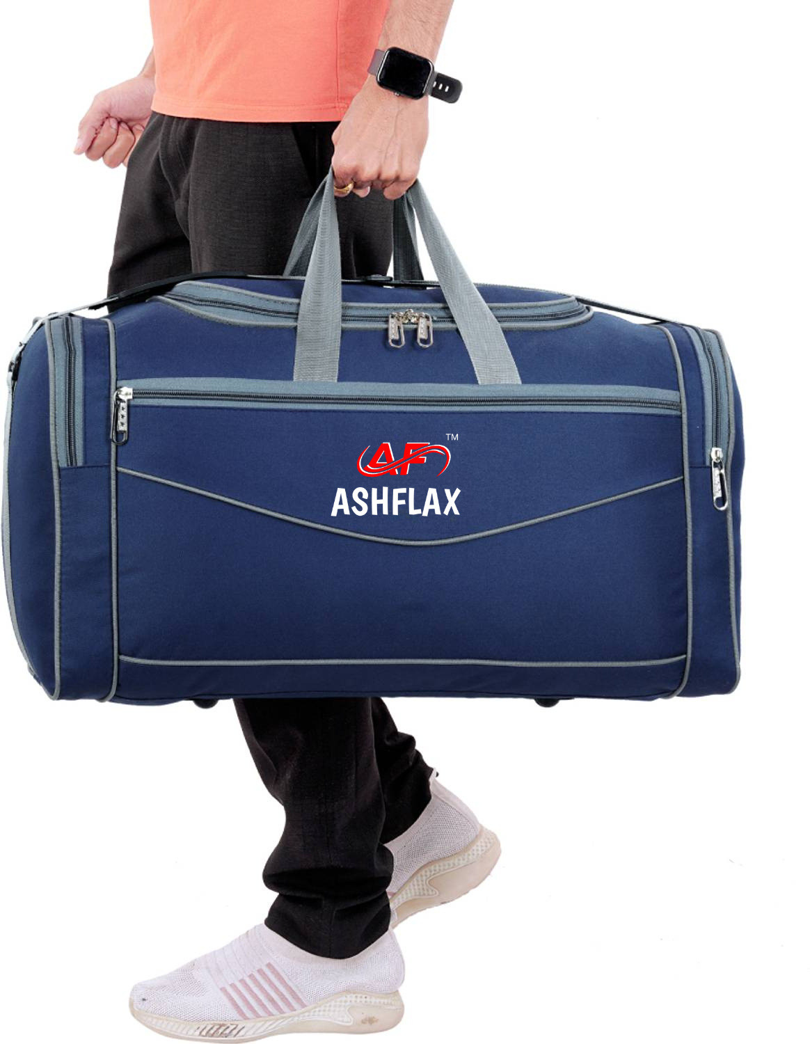 Image of ASHFLAX (Expandable) Stylish Light Weight High Qulity Duffle Bag /Travel Bag /Luggage bag Duffel Without Wheels