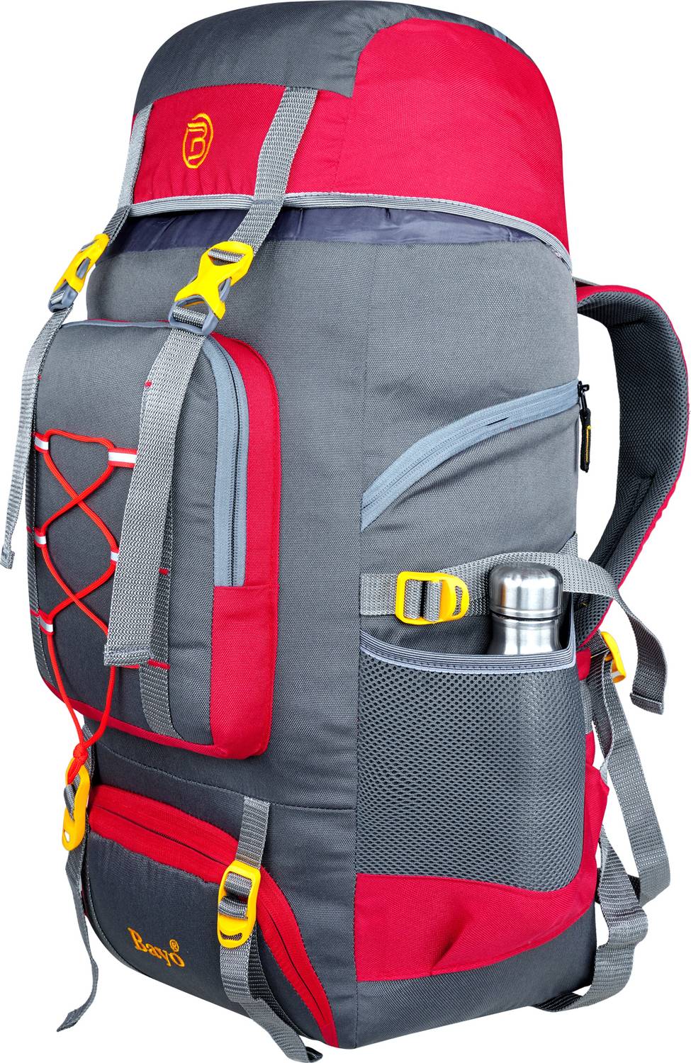 bayo 65 L Hand Duffel Bag - 26 inch Travel Backpack Outdoor trekking Hiking Camping Rucksack Bag men women - Black - Large Capacity