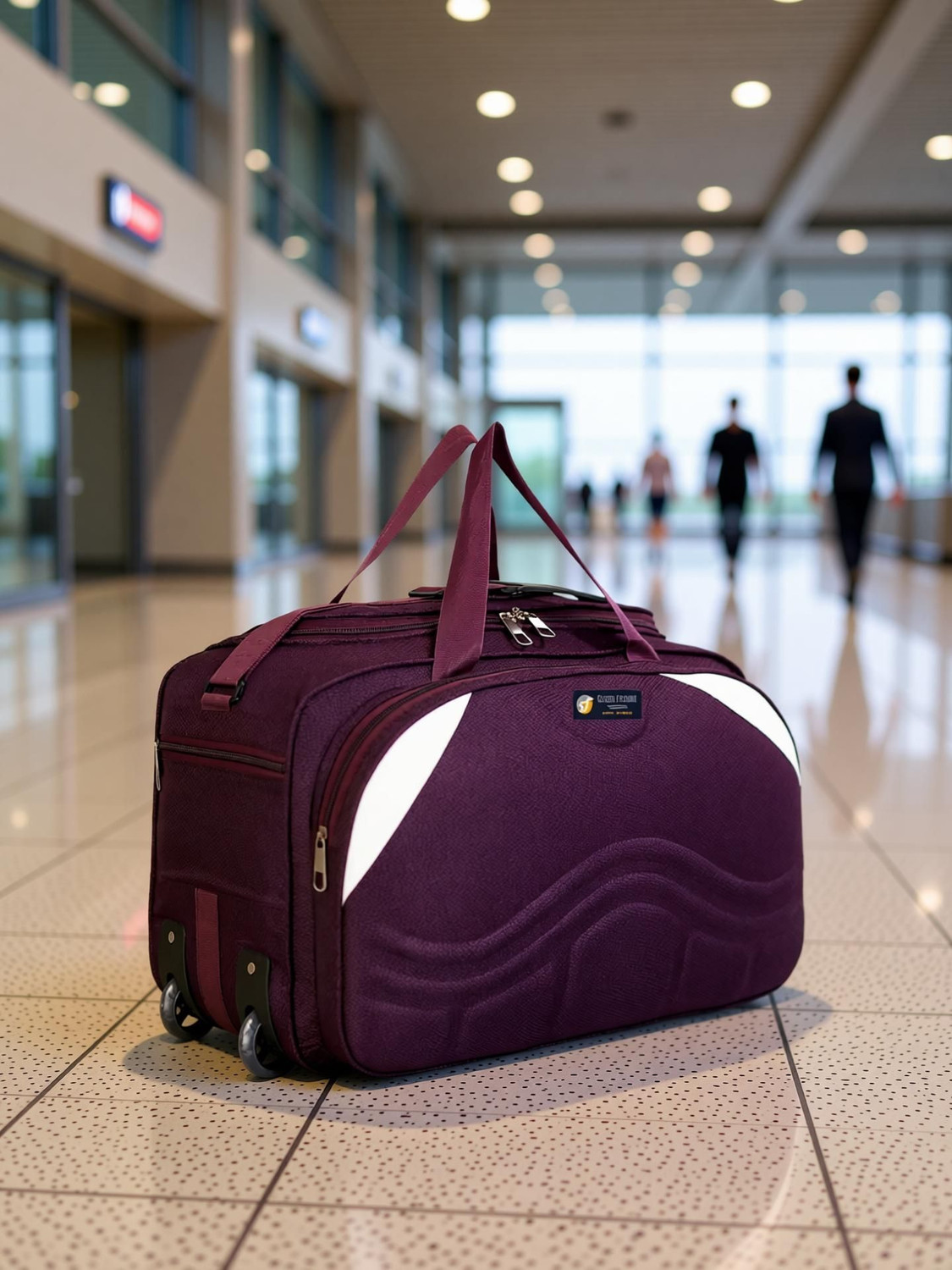 Image of SAKSHI FASHION (Expandable) SE Fabric Travel for Men and Women Duffel With Wheels (Strolley)