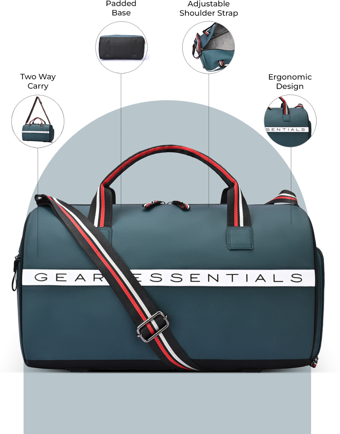 Image of Gear Essential Duffle Gym Duffel Bag