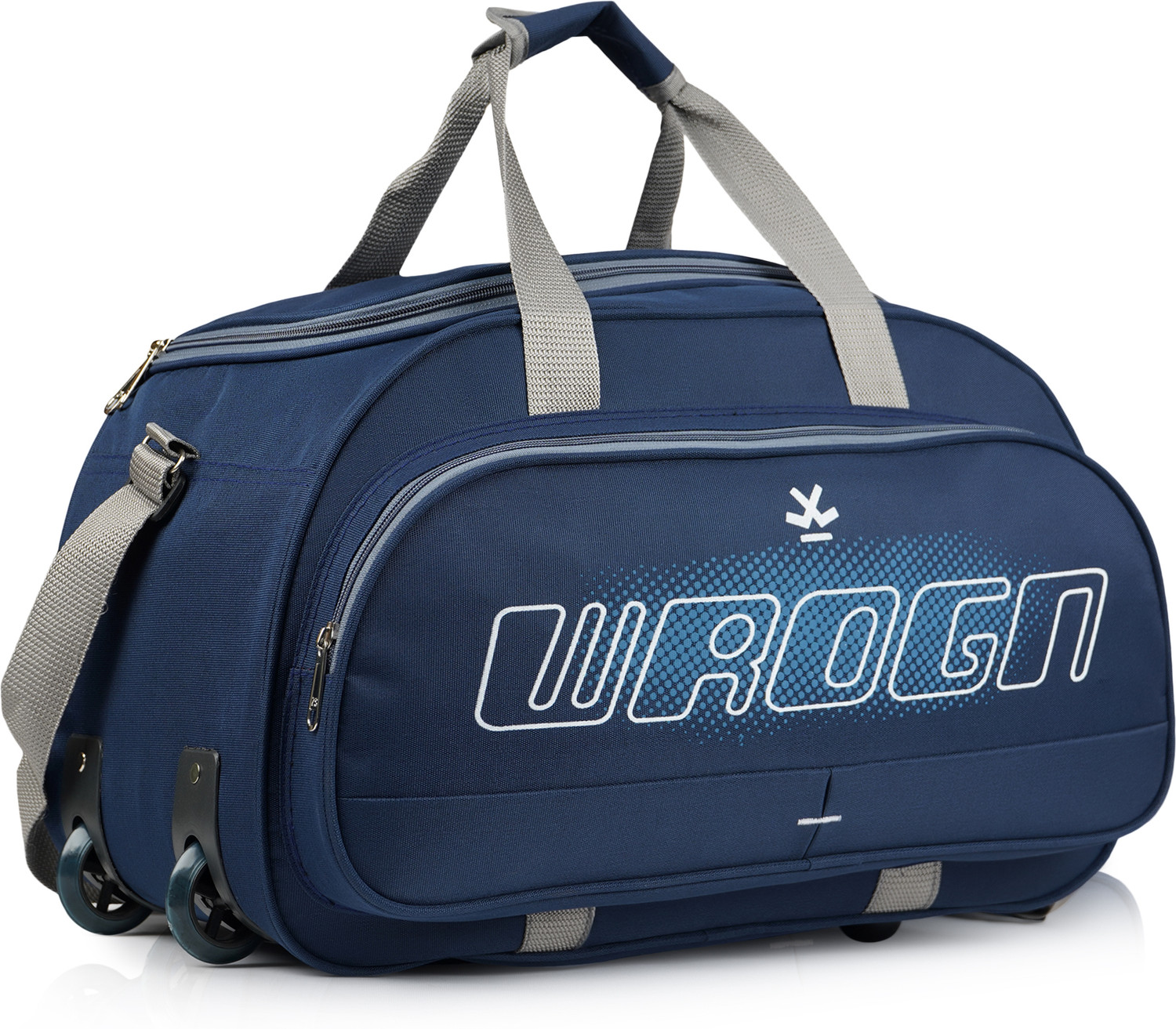 Image of WROGN (Expandable) 50L Strolley Duffel Bag With Wheels-20 Inch Regular Capacity Unisex Waterproof Duffel With Wheels (Strolley)