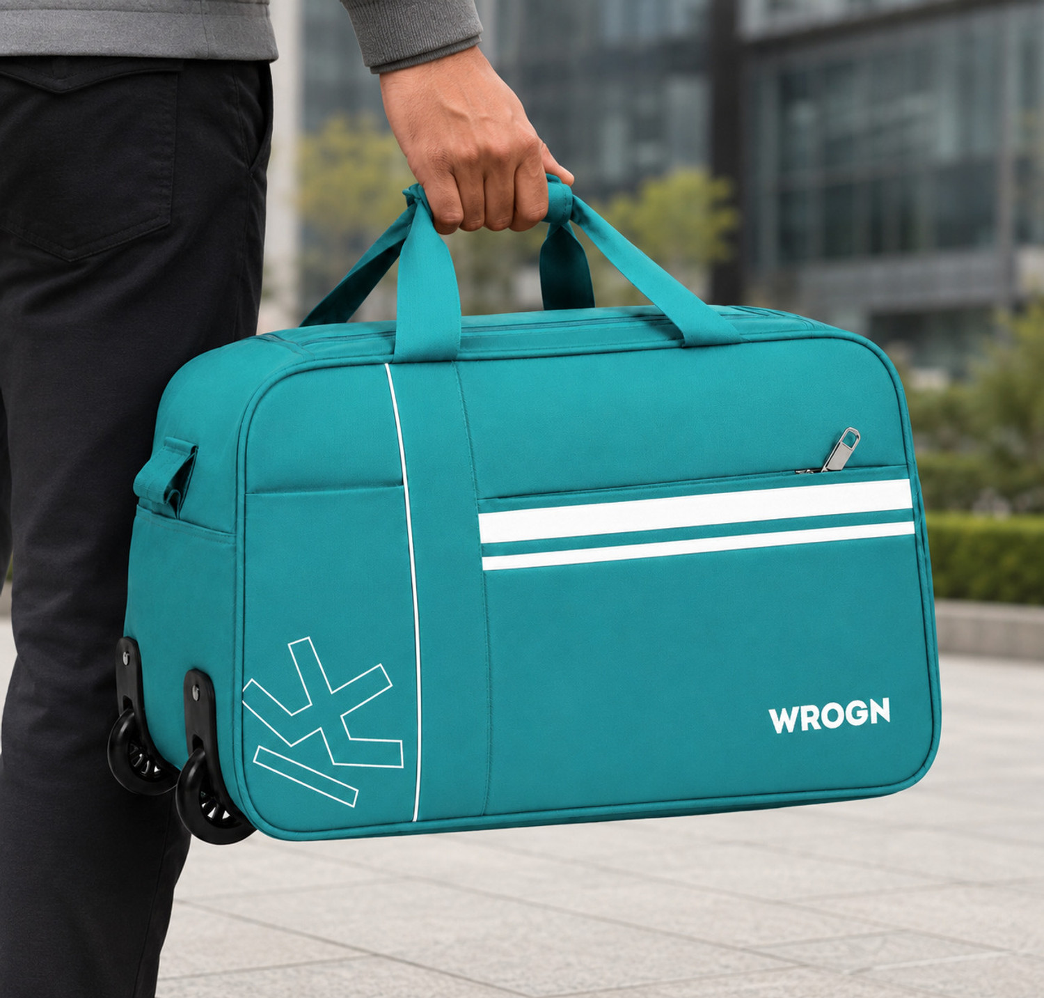 Image of WROGN (Expandable) WRN-75L 2.0 24 INCH WHEEL DUFFLE Traveling Tours & Travel Duffel Duffel With Wheels (Strolley)