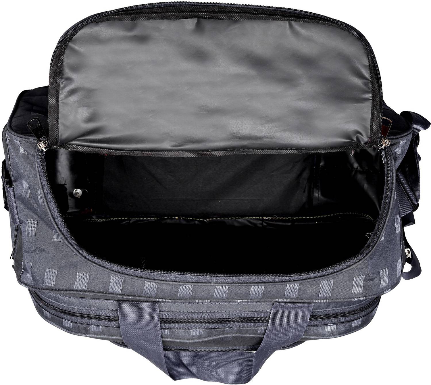 pryde Expandable Duffel Bag with Wheels (Gray) - Image 2