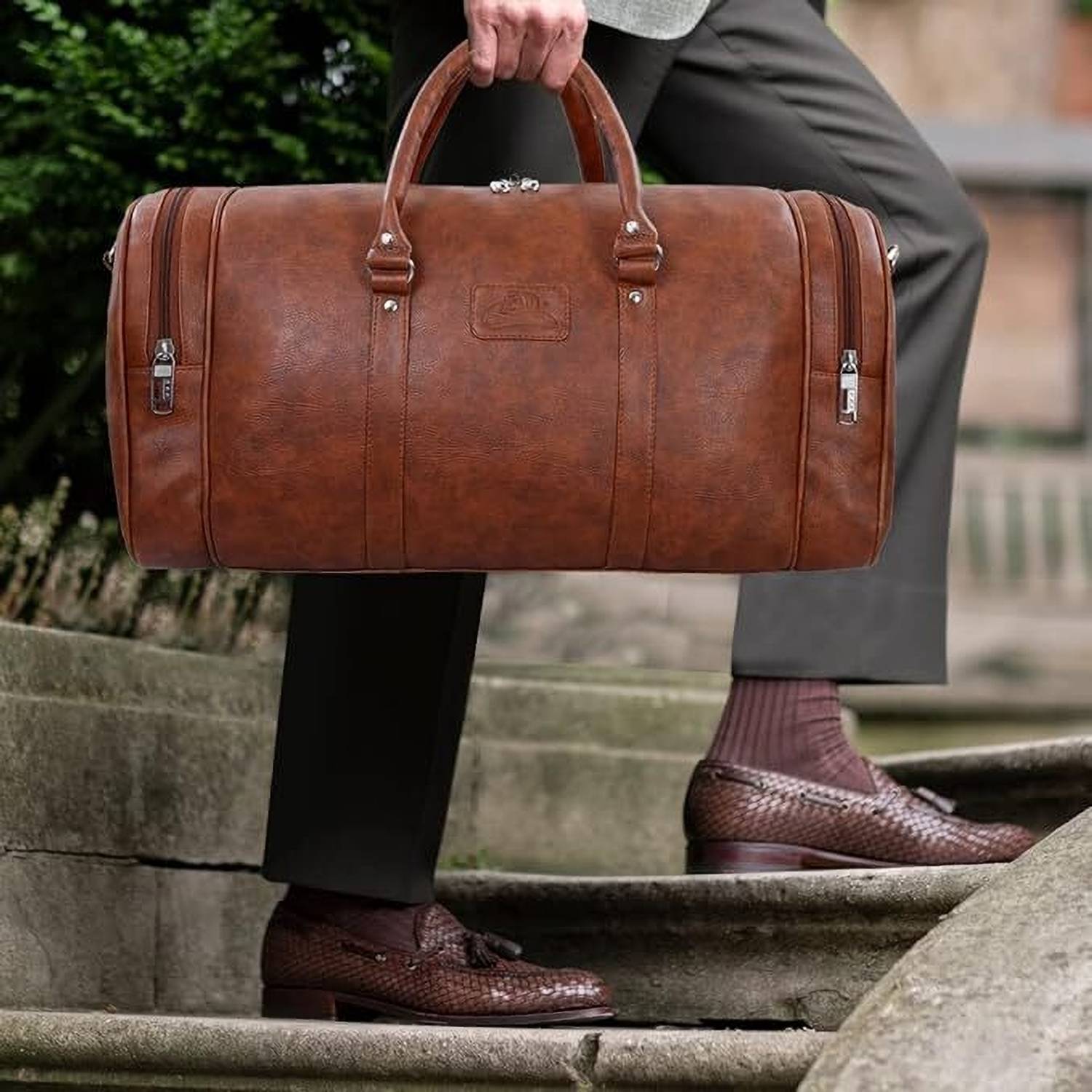 house of common Duffel Travel Luggage Bag - Image 5
