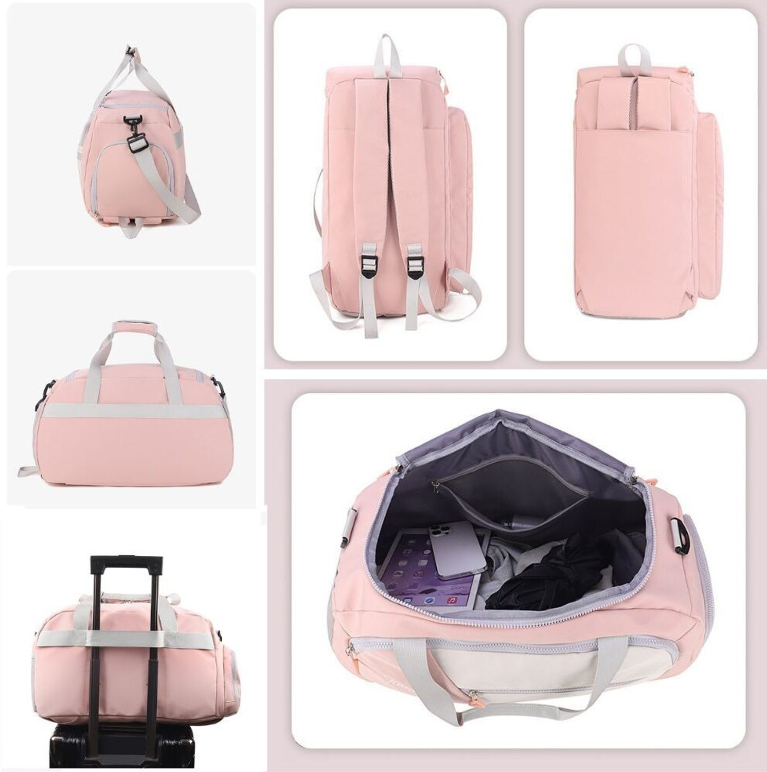 Image of ALMURAT Sports Travel Duffel bag Shoulder Casual backpack Trendy Hiking bag Rucksack - 50 L