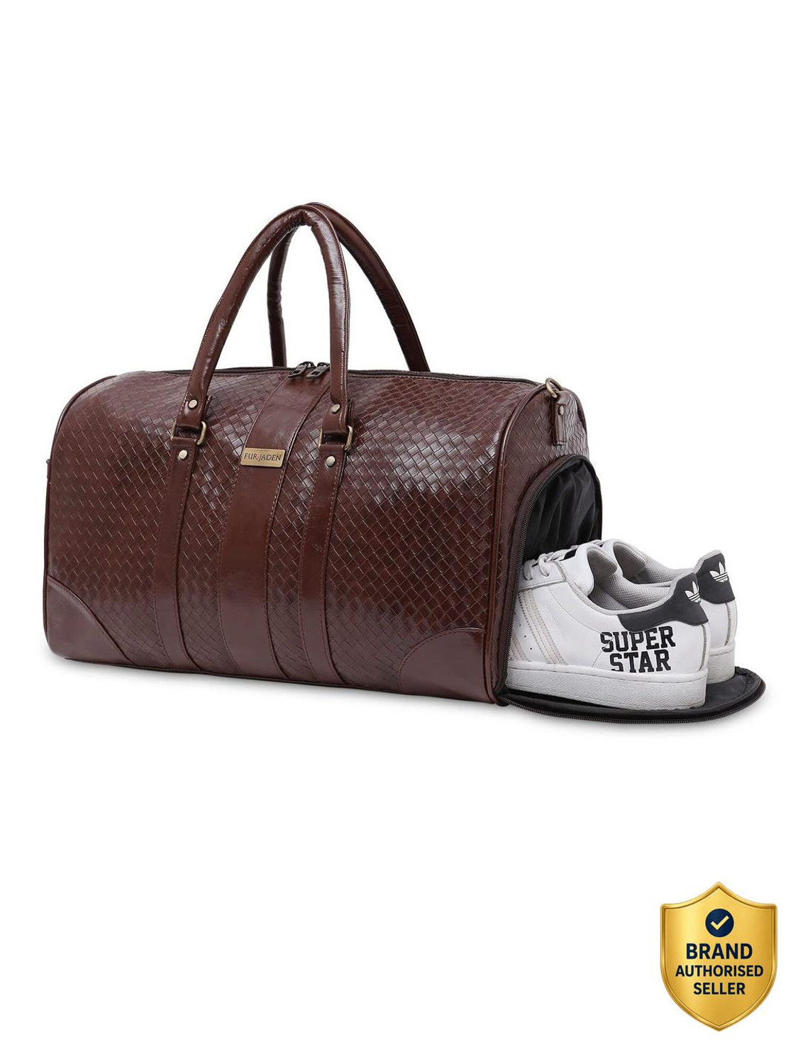 Image of FUR JADEN 32 L Hand Duffel Bag - DUFF60 Brown - Brown - Regular Capacity