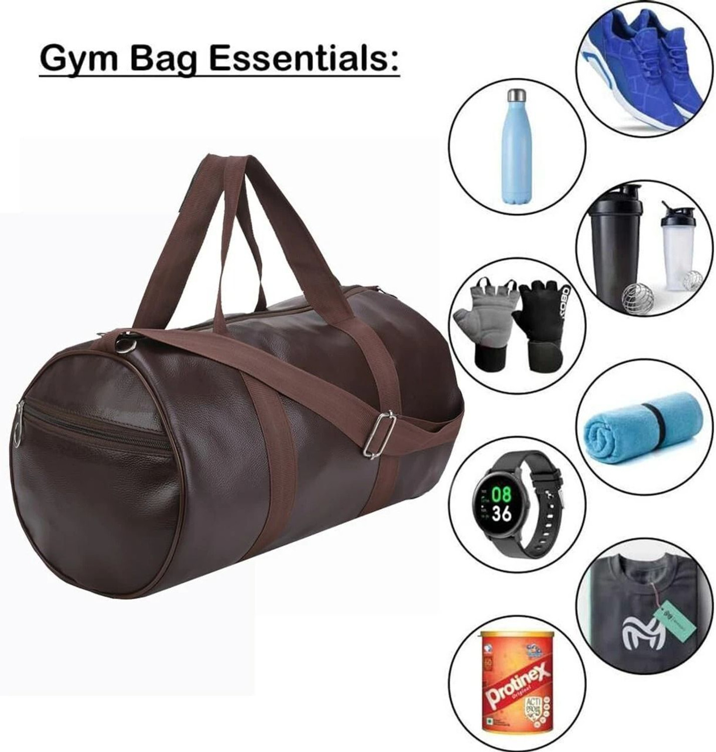 Image of house of common Gym Bag Hand Duffle Bag Shoulder Bag Multipurpose Bag Unisex Sports Bag Gym Duffel Bag