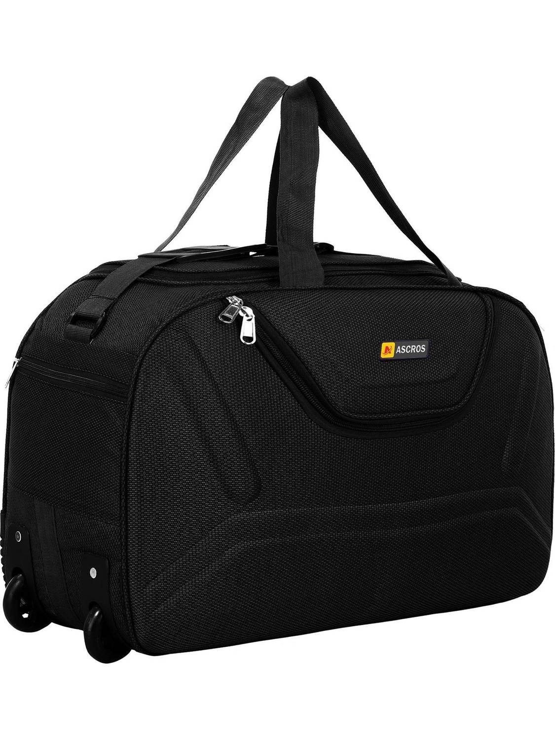 ASCROS Lightweight Rolling Duffel Bag - 2 Wheel luggage bag with top handle Duffel With Wheels (Strolley)