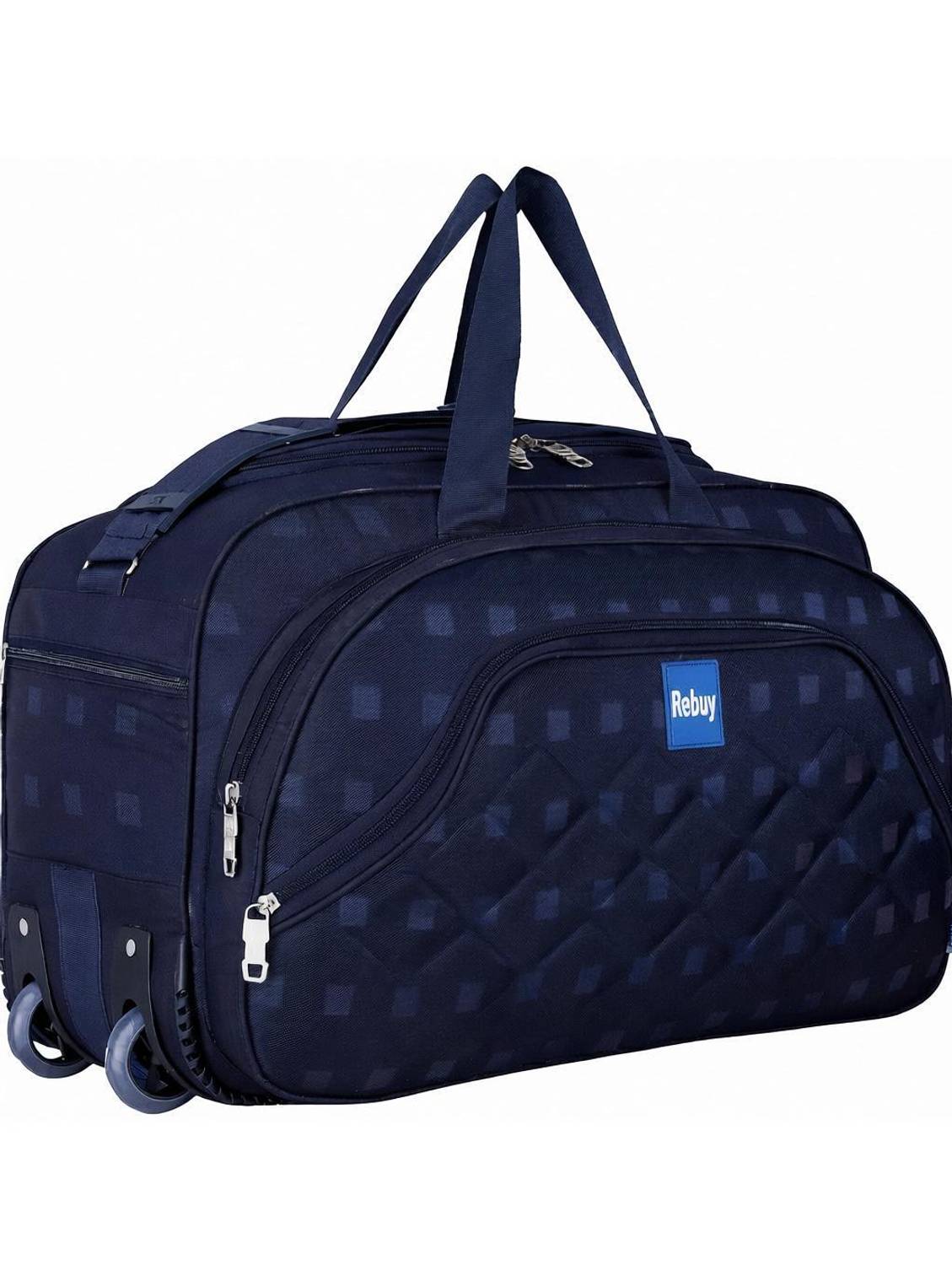 ReBuy (Expandable) Luggage Travels Men and Women 2 Wheels Duffel Without Wheels