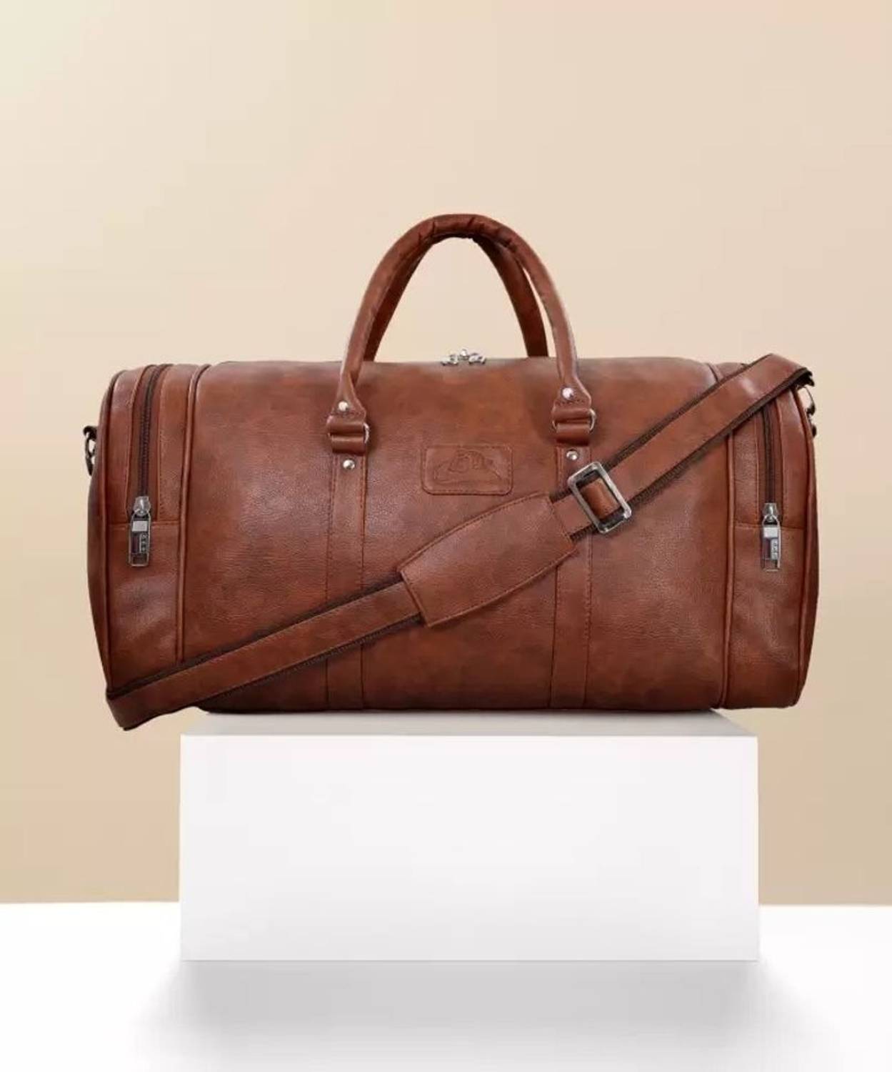 Leather World Duffel Bag Luggage Travel Bag Duffel Without Wheels