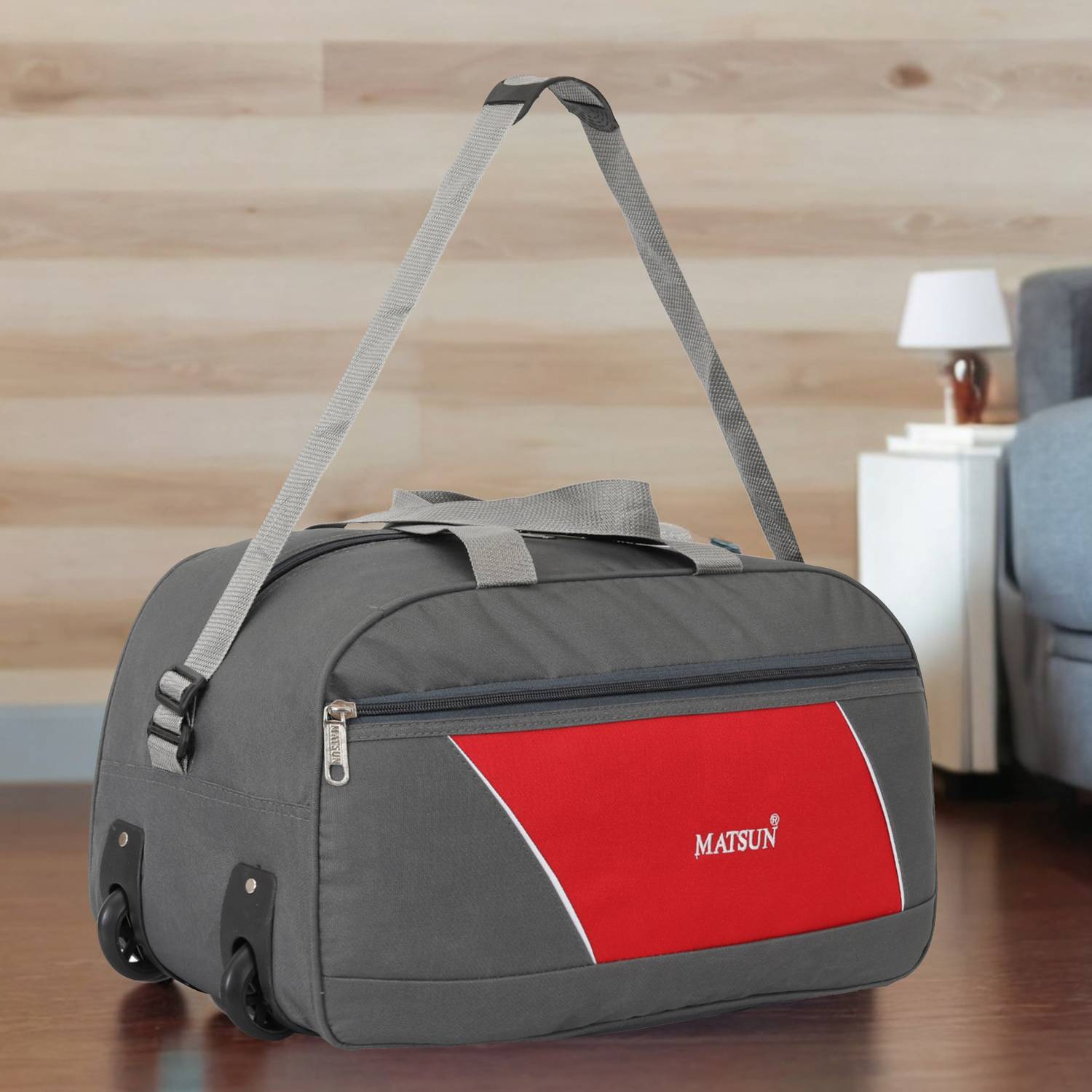 Matsun (Expandable) Tuff And Havy Duty Luggage bag Duffle bag Travel bag Duffel With Wheels Duffel With Wheels (Strolley)