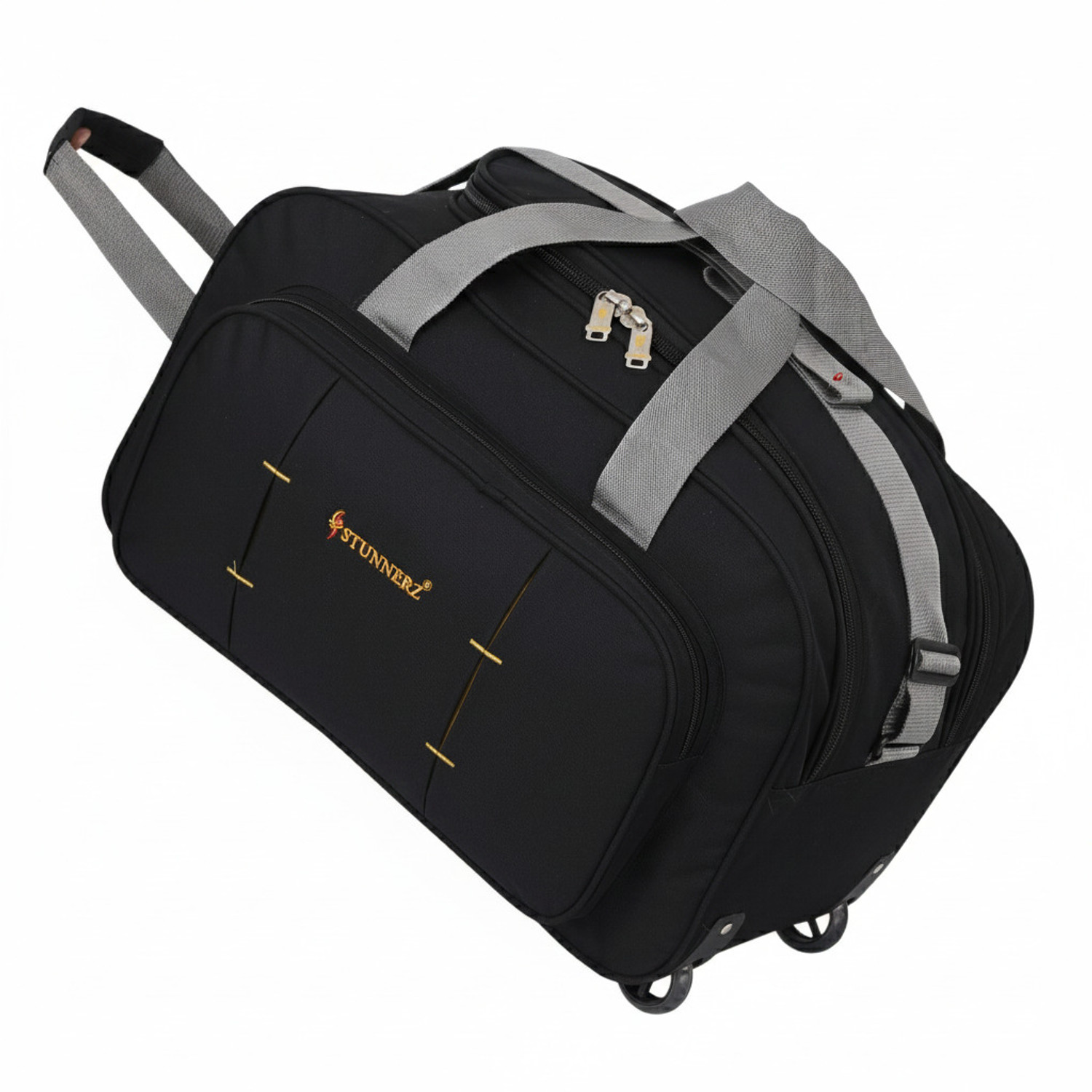Image of STUNNERZ Premium Travel Duffle Bag | Waterproof, Heavy-Duty, Luggage with Smooth Wheels Duffel With Wheels (Strolley)