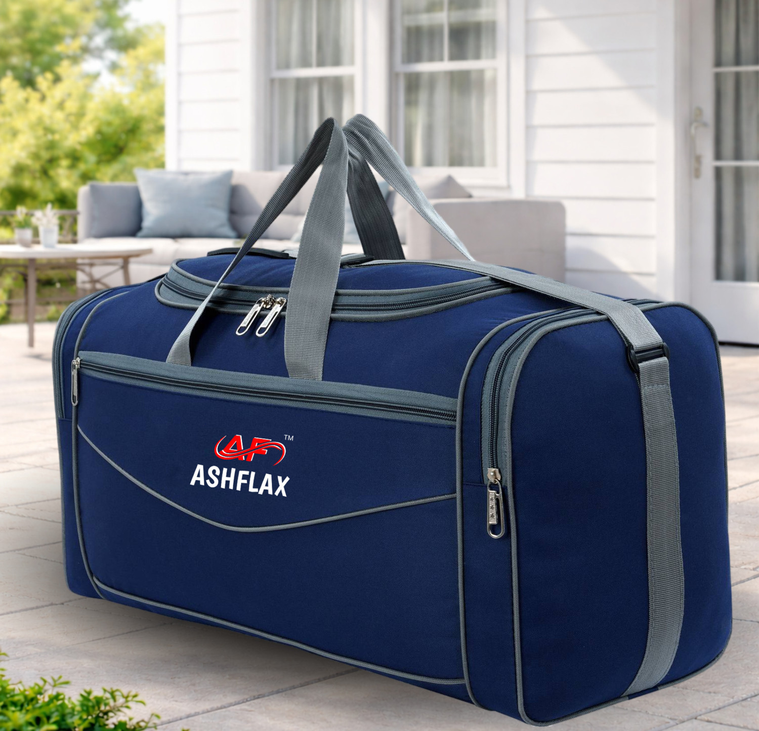 Image of ASHFLAX (Expandable) Stylish Light Weight High Qulity Duffle Bag /Travel Bag /Luggage bag Duffel Without Wheels