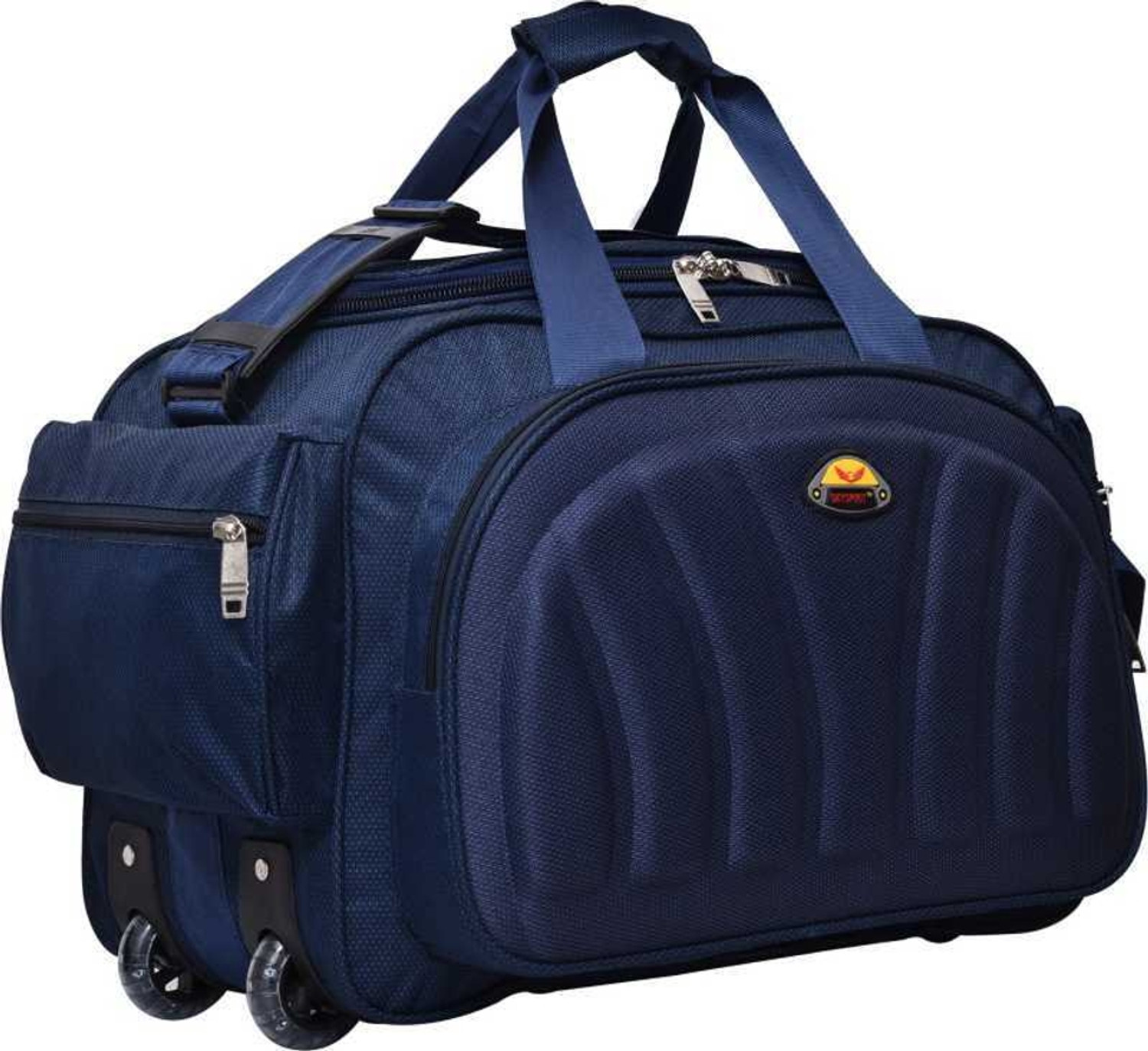 Image of sky spirit (Expandable) Duffel Bag With 35L BACKPACK Combo Pack of 2 For UNISEX-FOR MULTIPURPOSE Duffel With Wheels (Strolley)