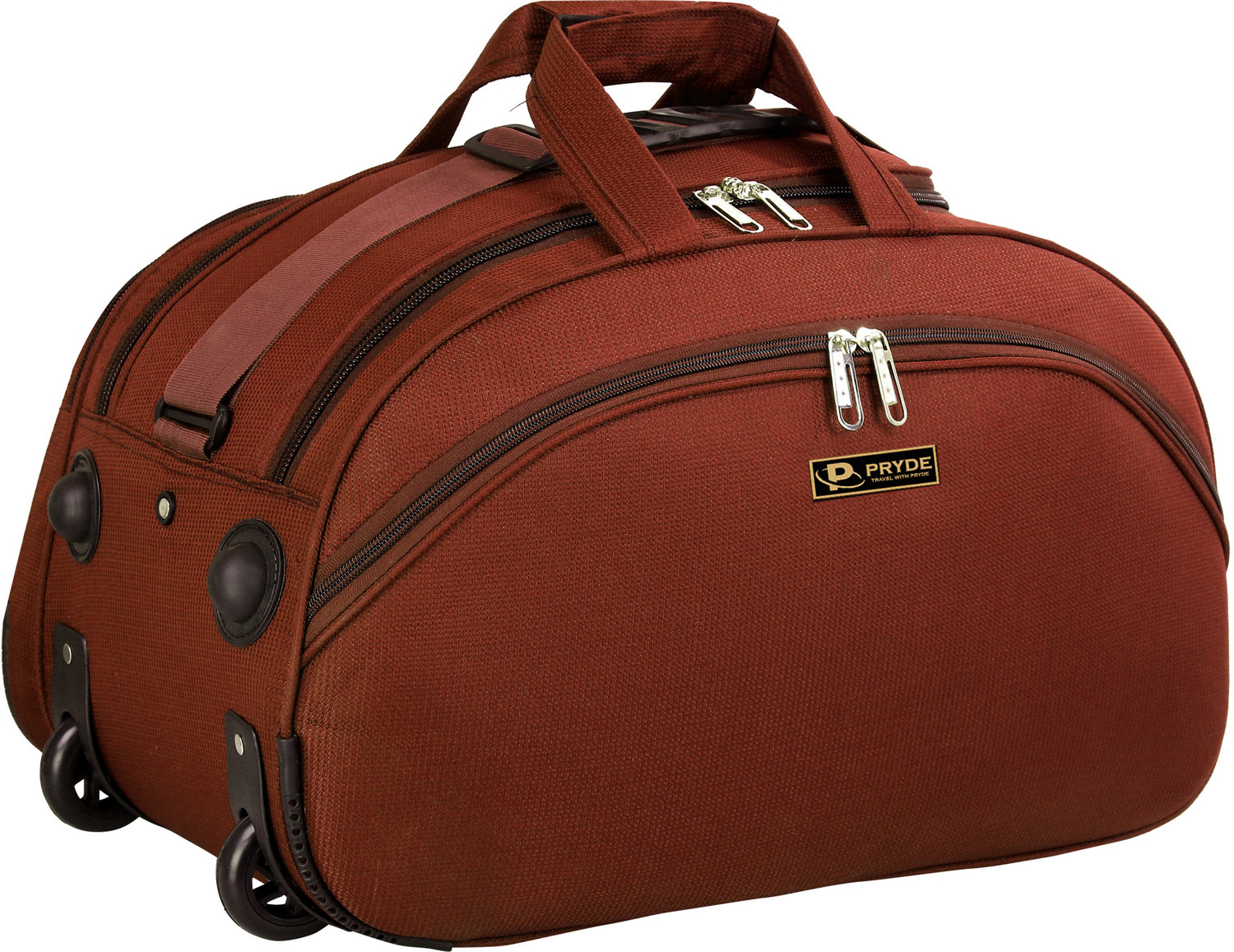 Image of pryde High Quality Trolley Travel Duffel Bags For Men And Women. Duffel With Wheels (Strolley)