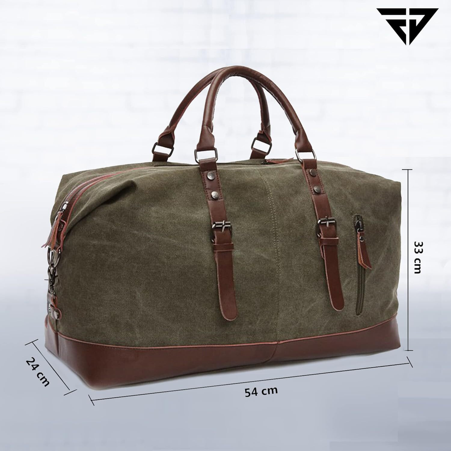 Image of FUR JADEN DUFF50 Green Duffel Without Wheels