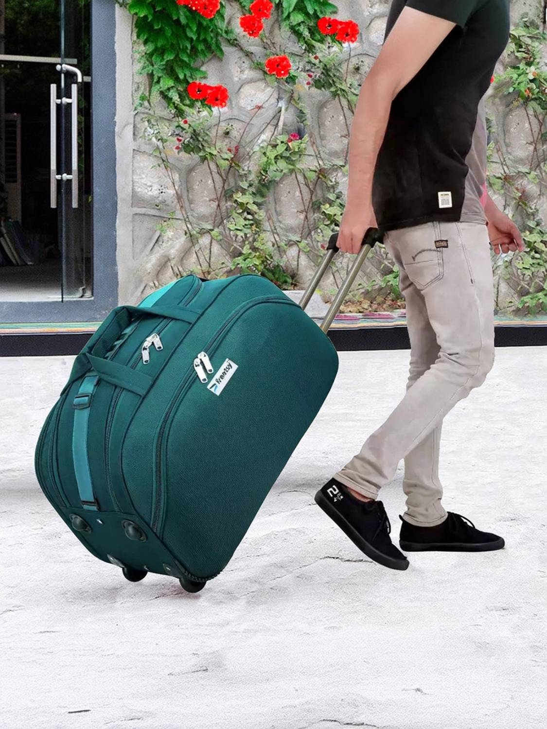 Frontsy 24 inch Expandable Travel Duffel with Wheels - Image 1