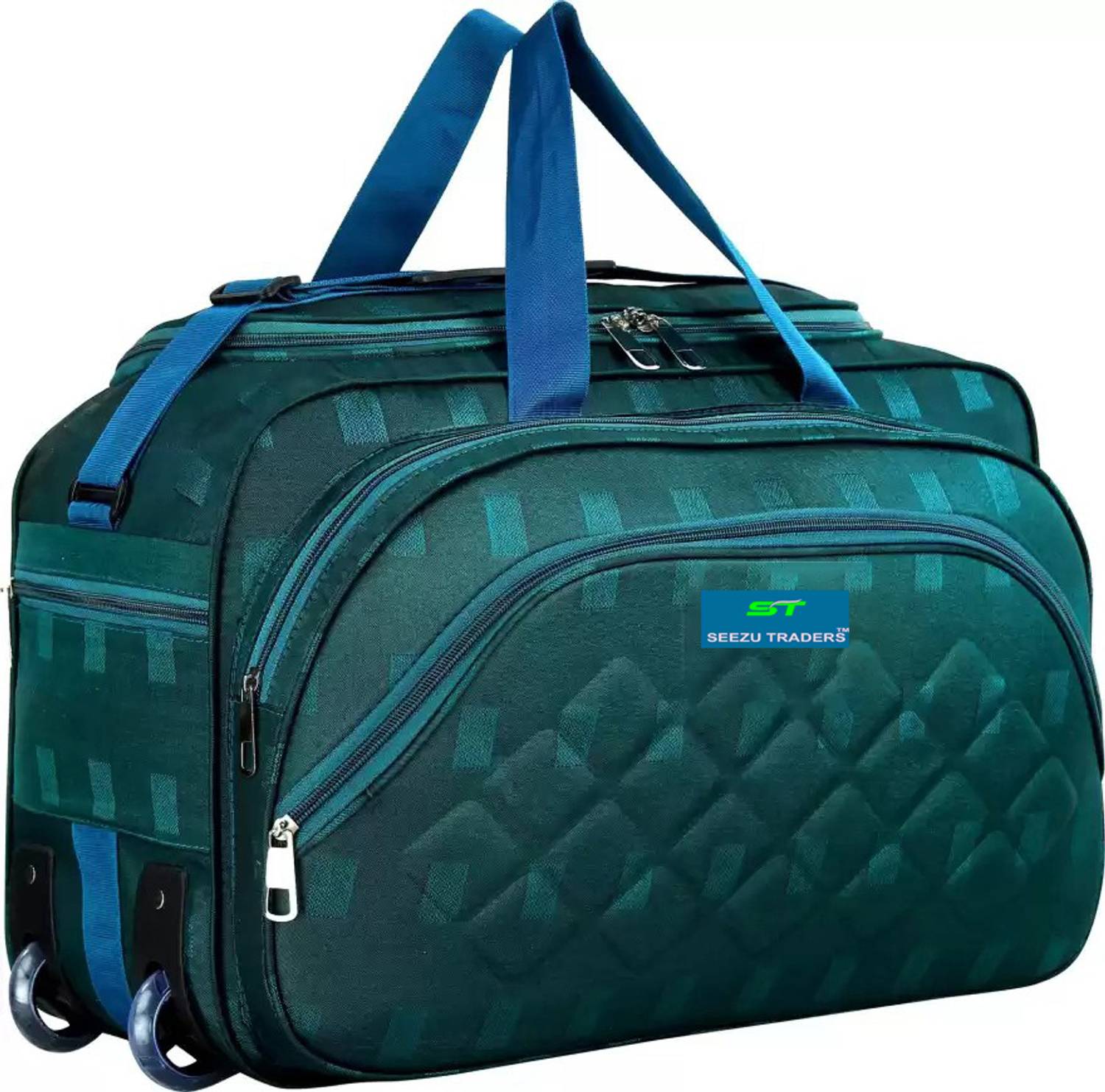 SEEZU MAHARASTRA (Expandable) 65 L Duffel Bag Nylon Peaccok Duffel With Wheels (Strolley)