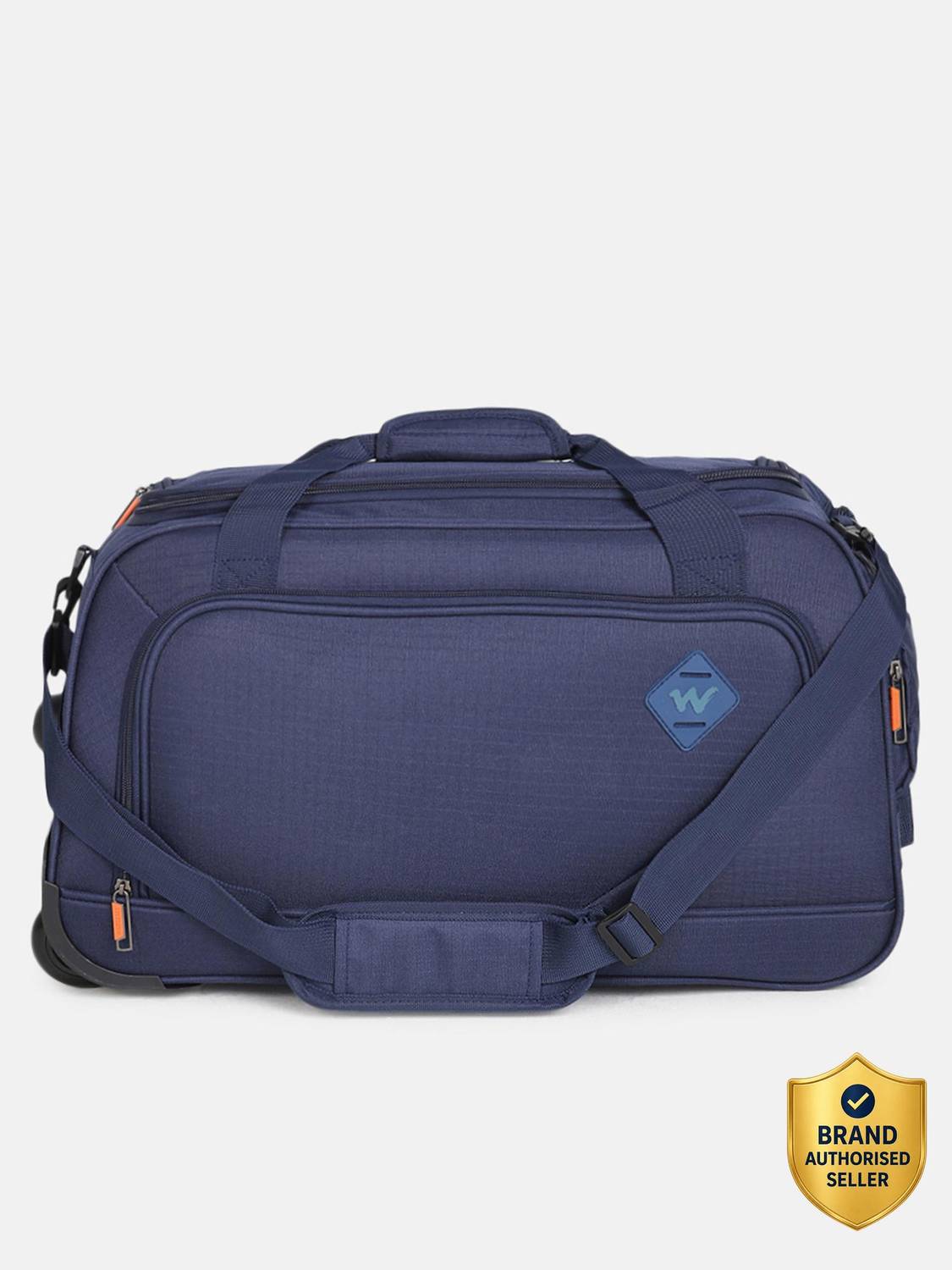 Wildcraft Atlaz Expandable Duffel with Wheels (Blue)