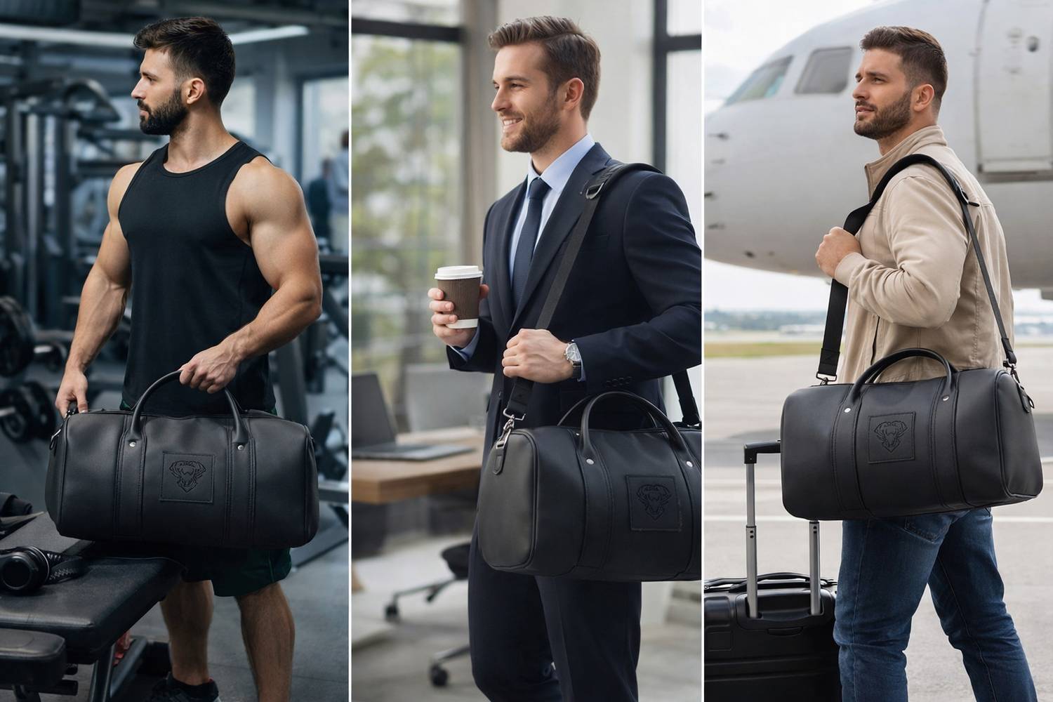 Evokee Ev989 Expandable Black Duffel - Image 5