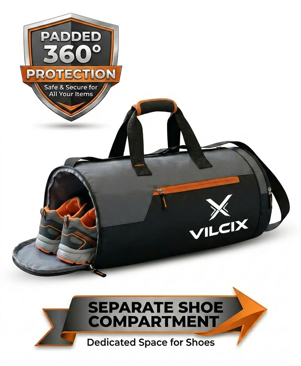 Image of Rango (Expandable) 29 L Hand Duffel Bag-Sports DUFFLE Bag-Tendy Men & Women Gym Bag Gym Duffel Bag