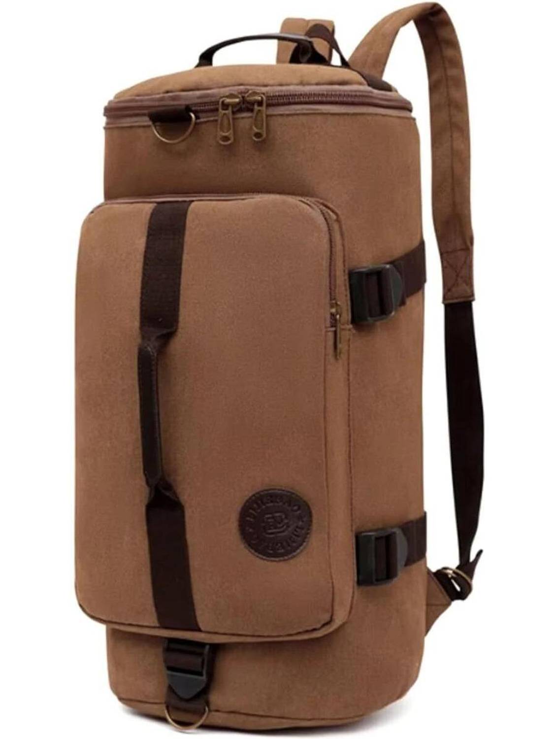 KARRIER Brown Gym Duffel Bag - Image 1