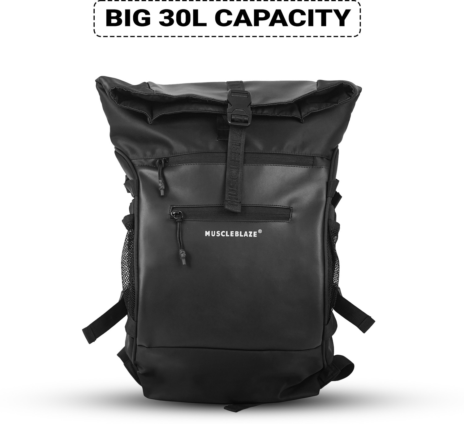 Image of MUSCLEBLAZE Pro Gym Backpack | For Men and Women | Sports Bag Gym Duffel Bag
