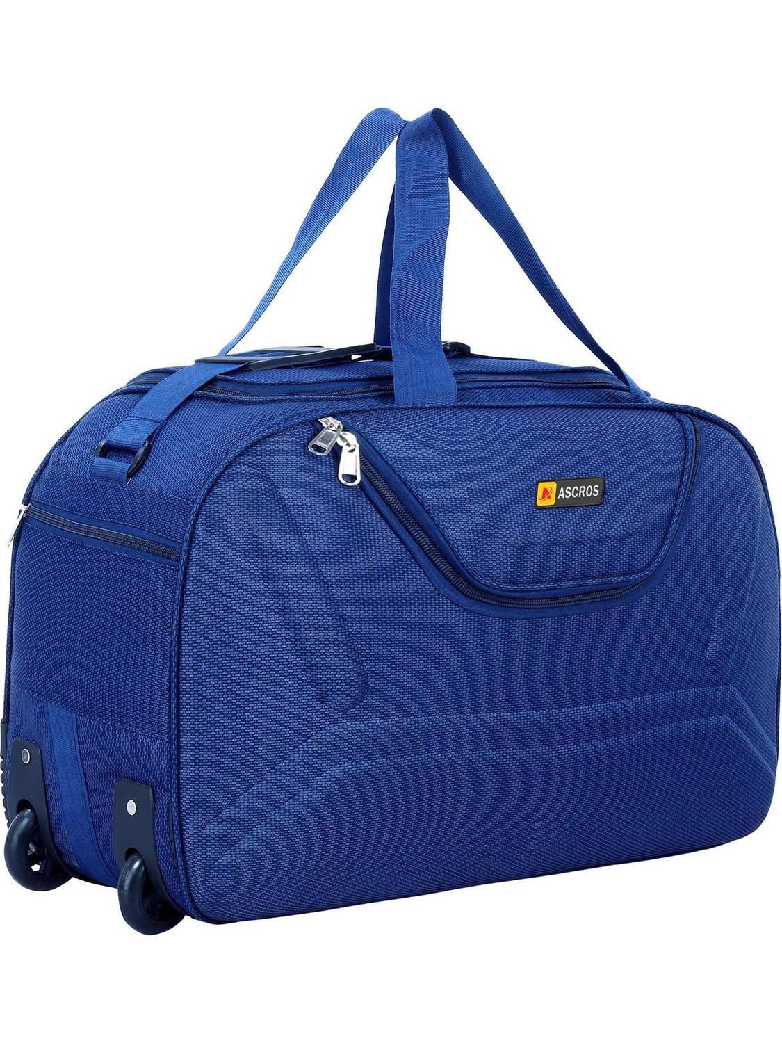 ASCROS Lightweight Rolling Duffel Bag - 2 Wheel luggage bag with top handle Duffel With Wheels (Strolley)