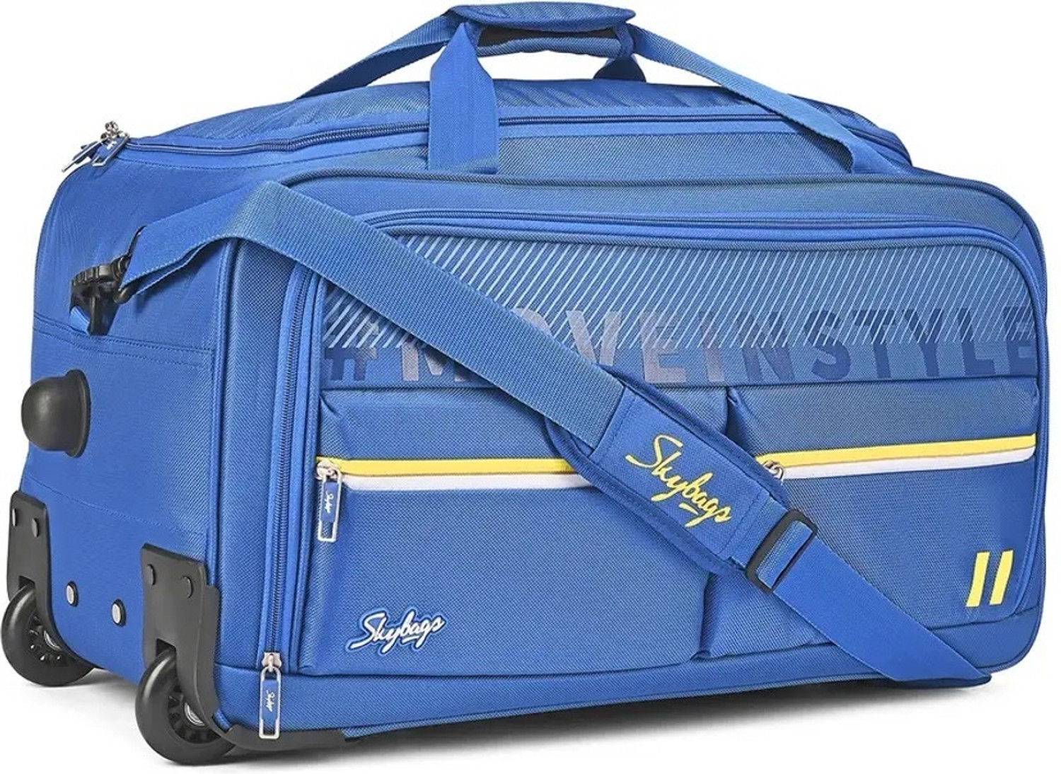 Image of SKYBAGS MUSE DFT 58 BLUE Duffel With Wheels (Strolley)