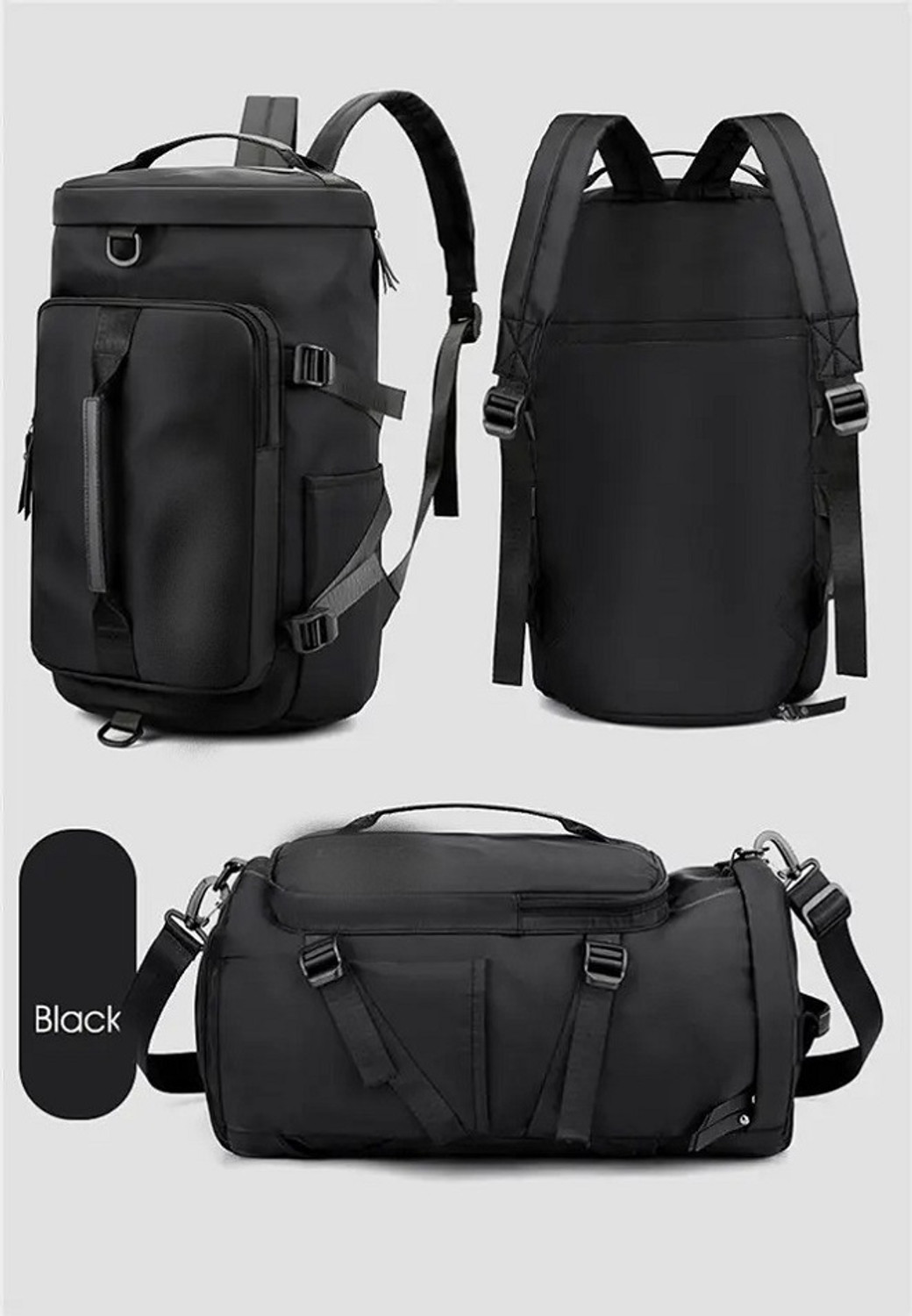 Image of AKR Hand Duffel Bag,Travel Duffel Bag, Sports Gym Shoulder Handbag /Backpack Duffel Without Wheels