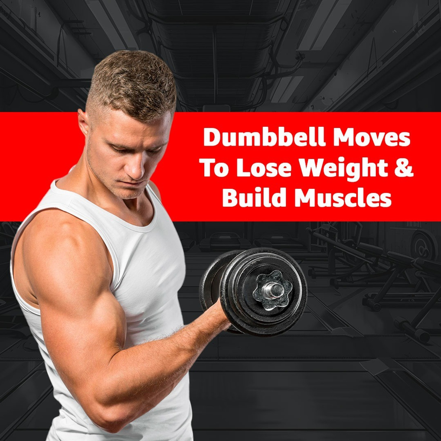 Image of Powermax Fitness PDS-10KG Solid Iron Dumbbell Set with Non-Slip Grip Handle for Home Use Adjustable Dumbbell