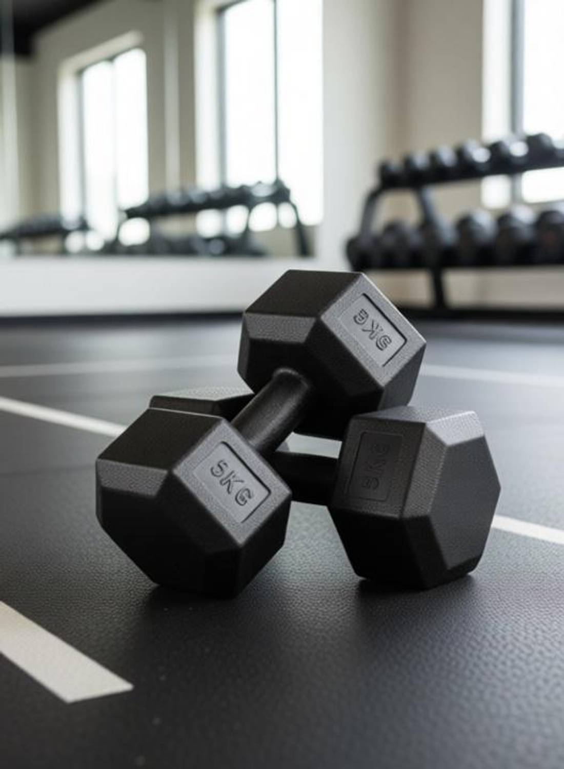 COGNANT FITNESS 5kg Dumbbell Set - 2 Pairs - Image 1