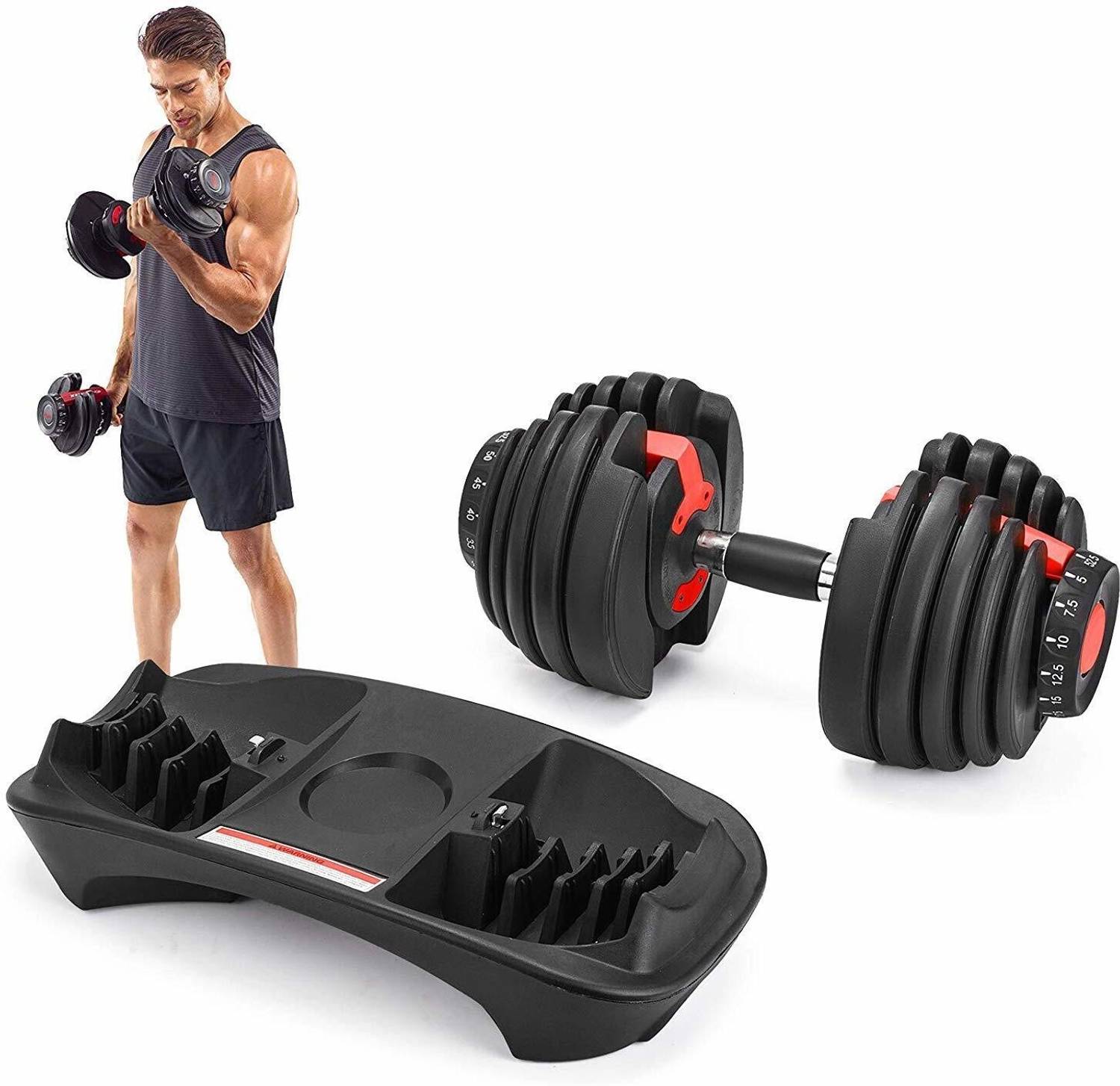 IRIS 24 kg Bowflex Dumbbell Home Gym Combo - Image 4